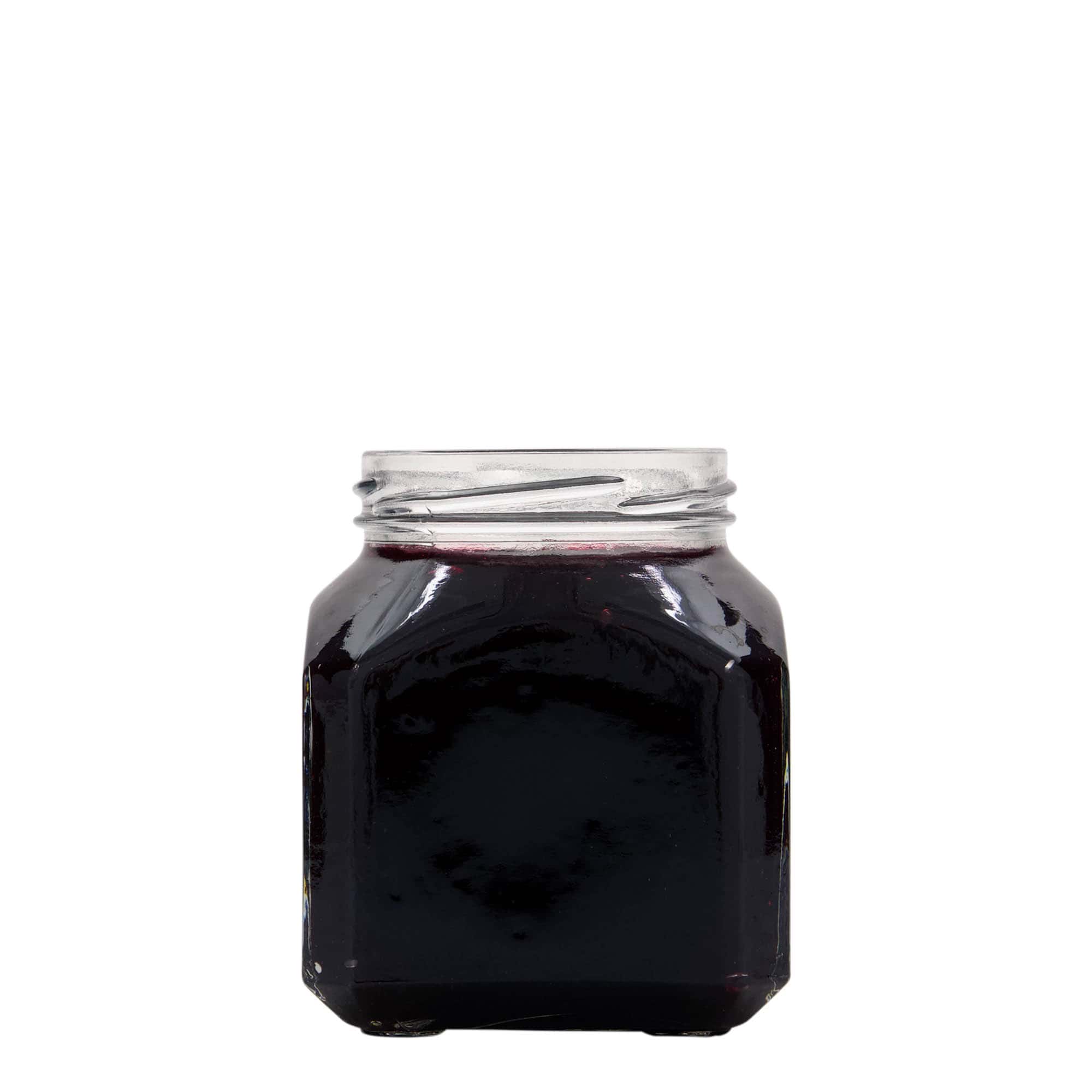 314 ml četvrtasta staklenka 'Milano', otvor: Twist-Off (TO 63)