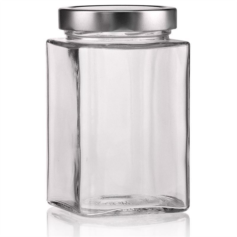 720 ml četvrtasta staklenka 'Ikarus', otvor: Deep-Twist-Off (DTO 82)