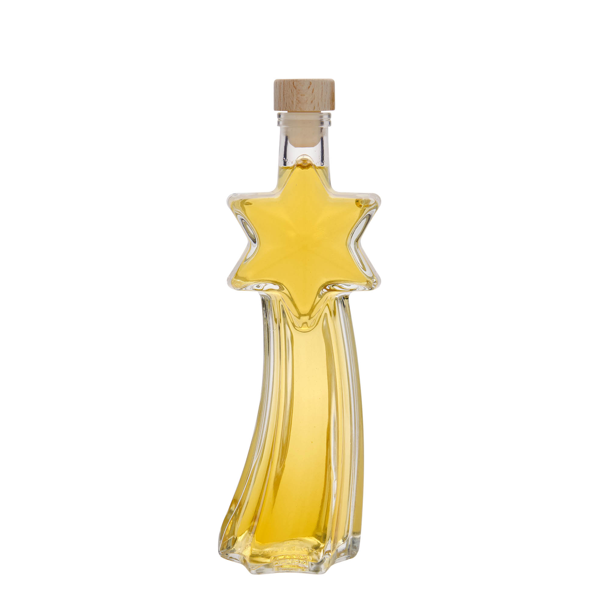 200 ml staklena boca 'Sternschnuppe', grlo: pluta
