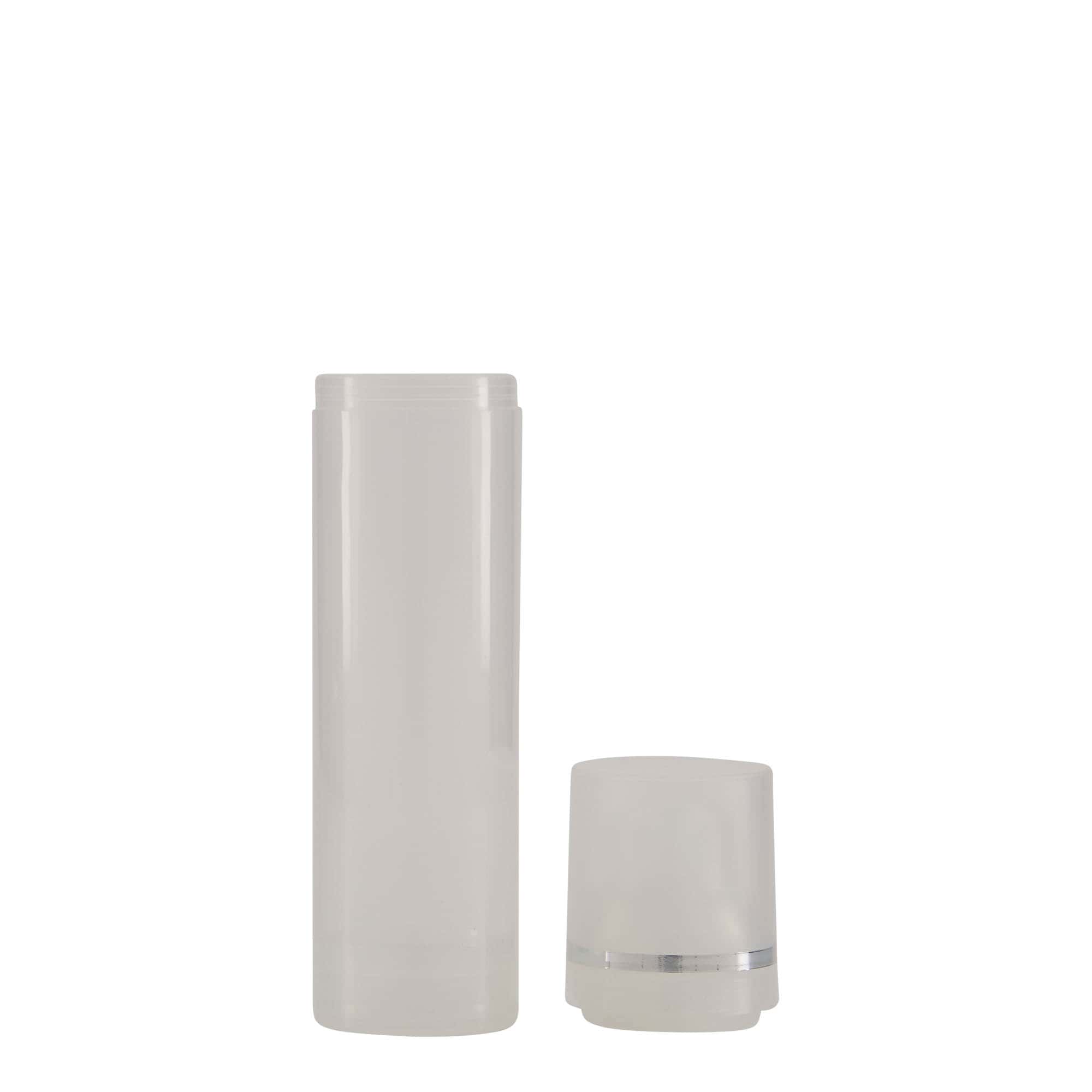 75 ml Airless dozirnik 'Mezzo', PP-plastika, prirodna boja