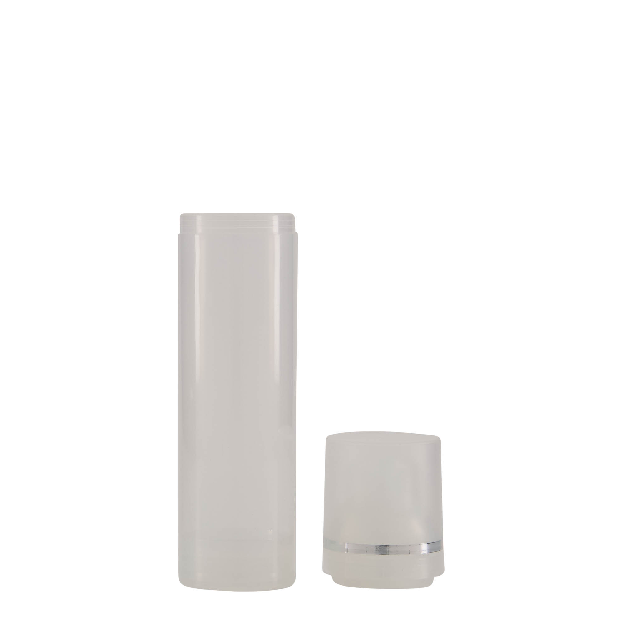 75 ml Airless dozirnik 'Mezzo', PP-plastika, prirodna boja