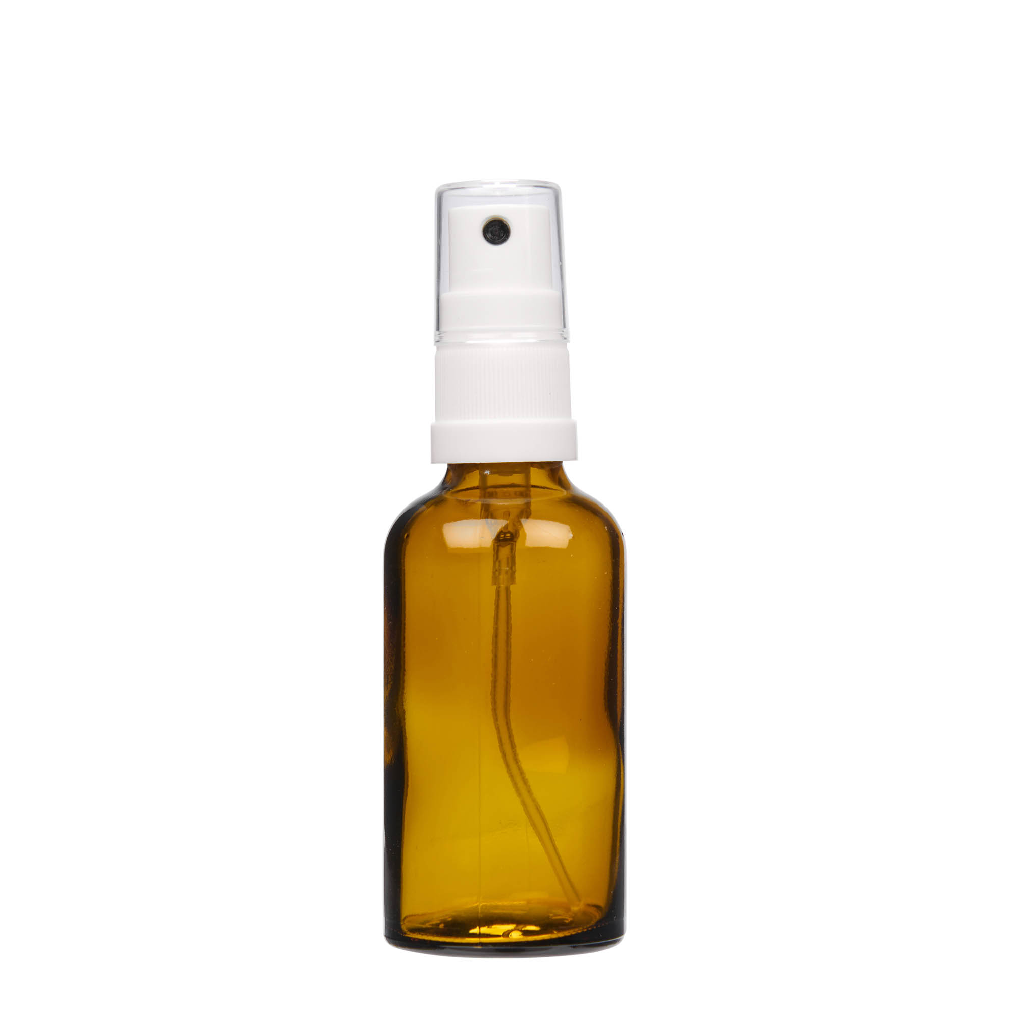 50 ml bočica za prskanje, medicinska, staklena, smeđa, grlo: DIN 18