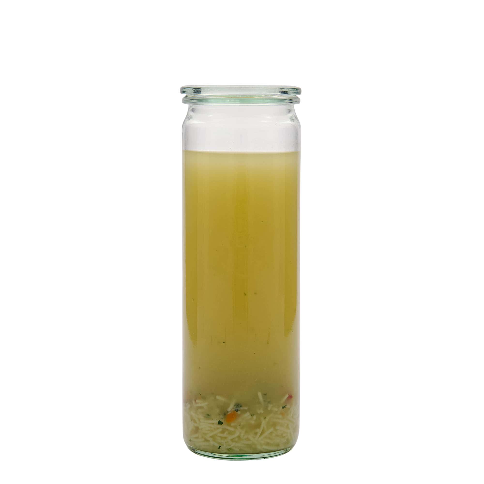 600 ml WECK cilindarska staklenka, grlo: okrugli rub