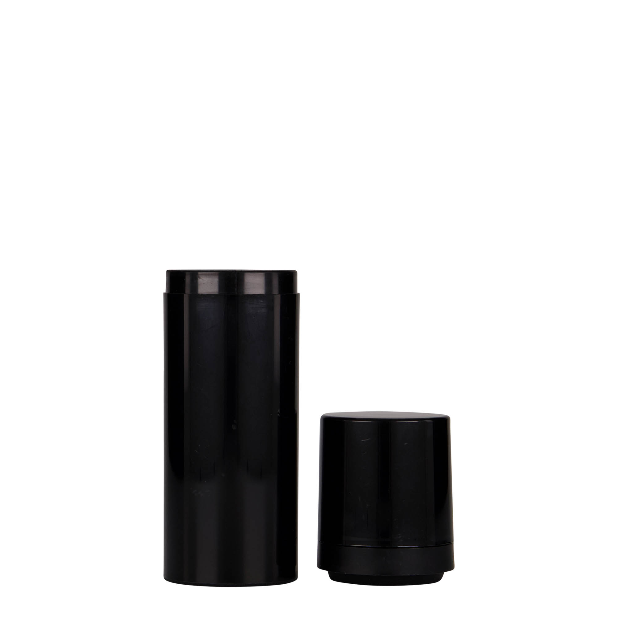 50 ml Airless dozirnik 'Mezzo', PP-plastika, crni