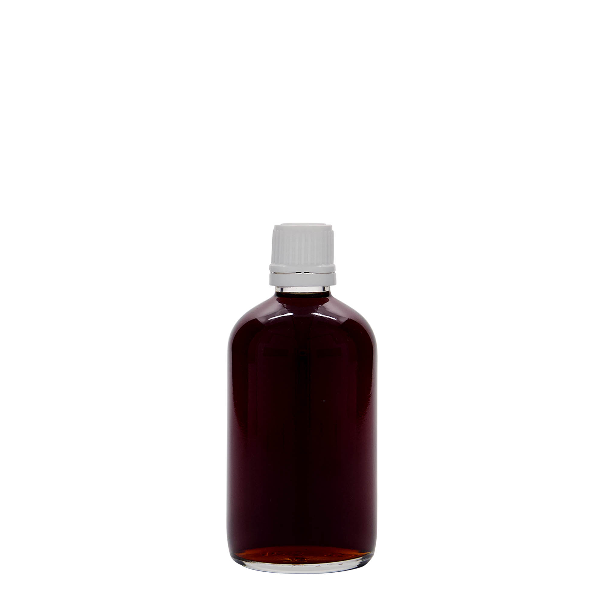 Farmaceutska boca 100 ml, staklo, otvor: DIN 18