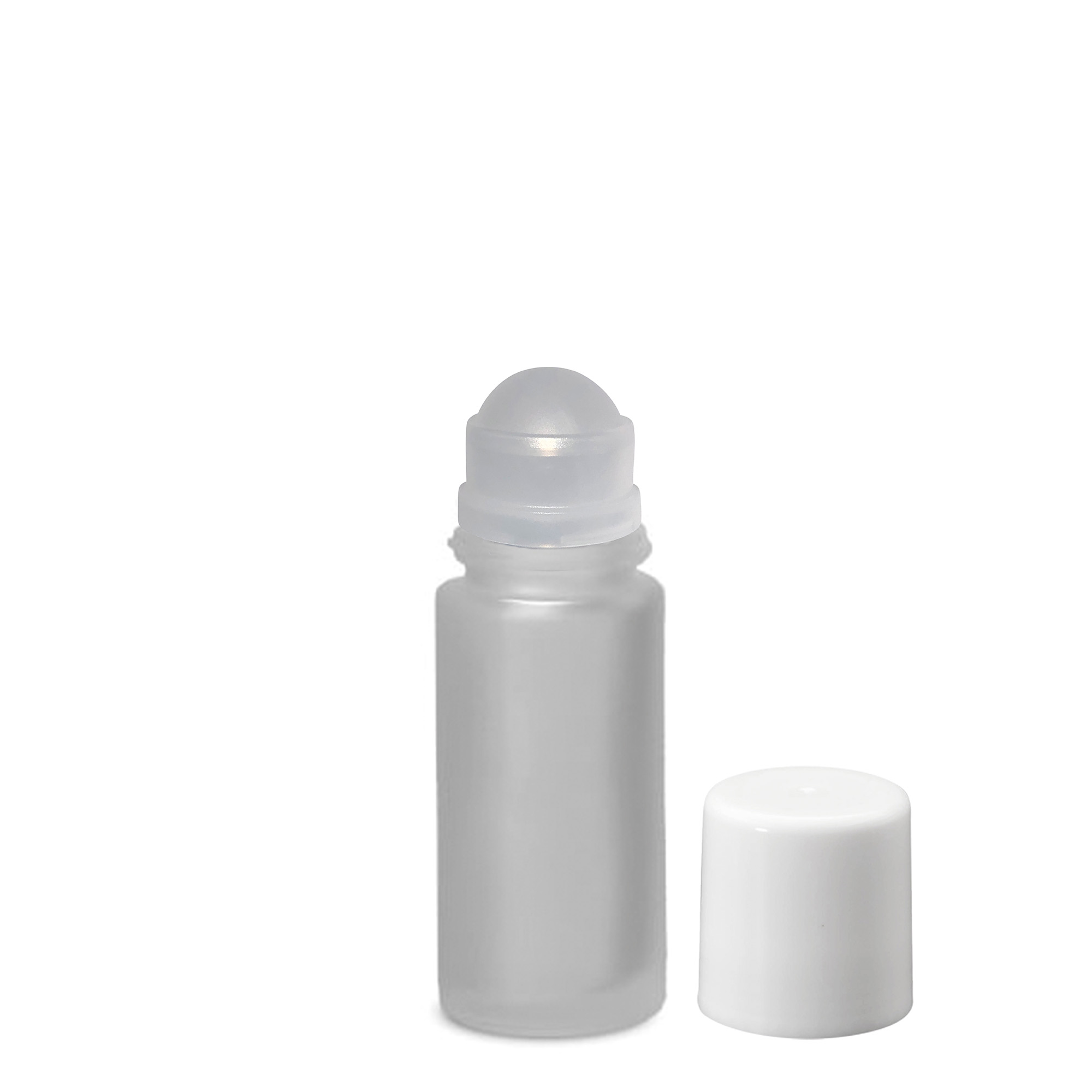 50 ml bočica s roll-on aplikatorom, staklena, zamrznuta, otvor: navojni zatvarač 50 ml bočica s roll-on aplikatorom, staklena, zamrznuta, otvor: navojni zatvarač