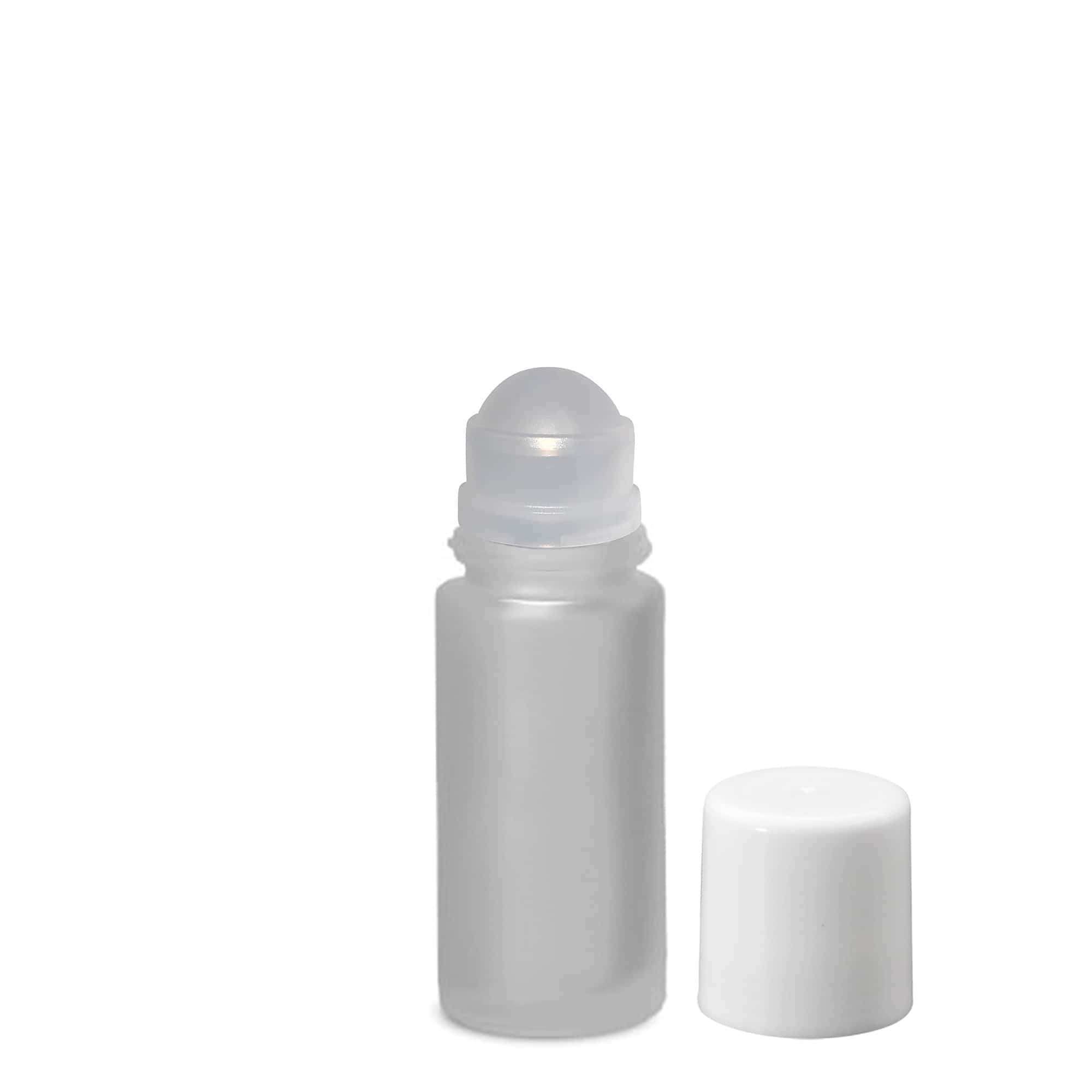50 ml bočica s roll-on aplikatorom, staklena, zamrznuta, otvor: navojni zatvarač