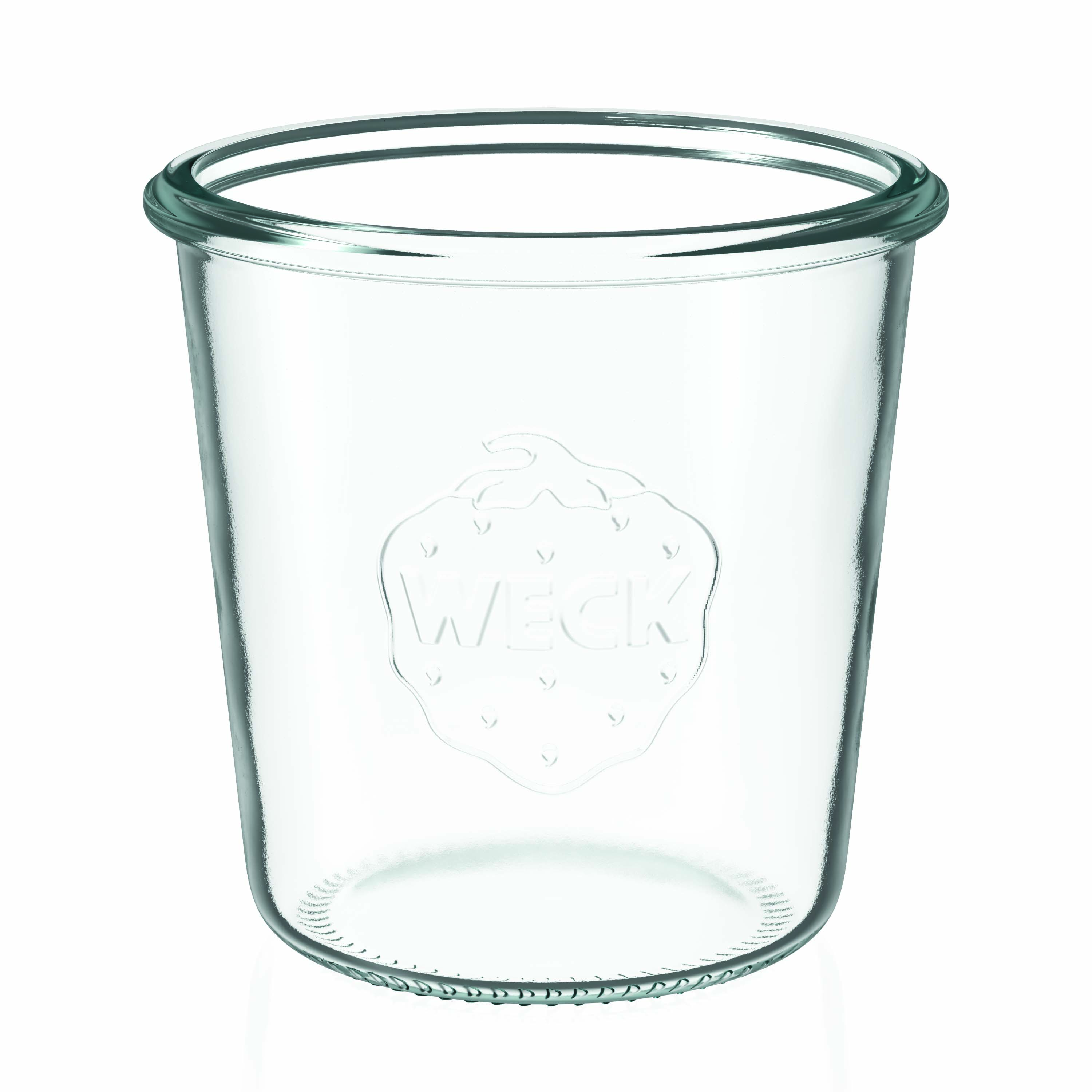 6x 580 ml WECK-staklenka za stavljanje naopako sa staklenim poklopcem RR 100
