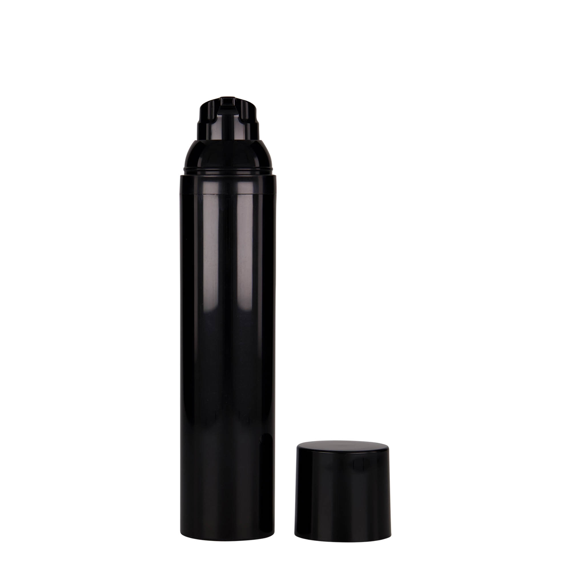 100 ml Airless dozirnik 'Mezzo', PP-plastika, crni