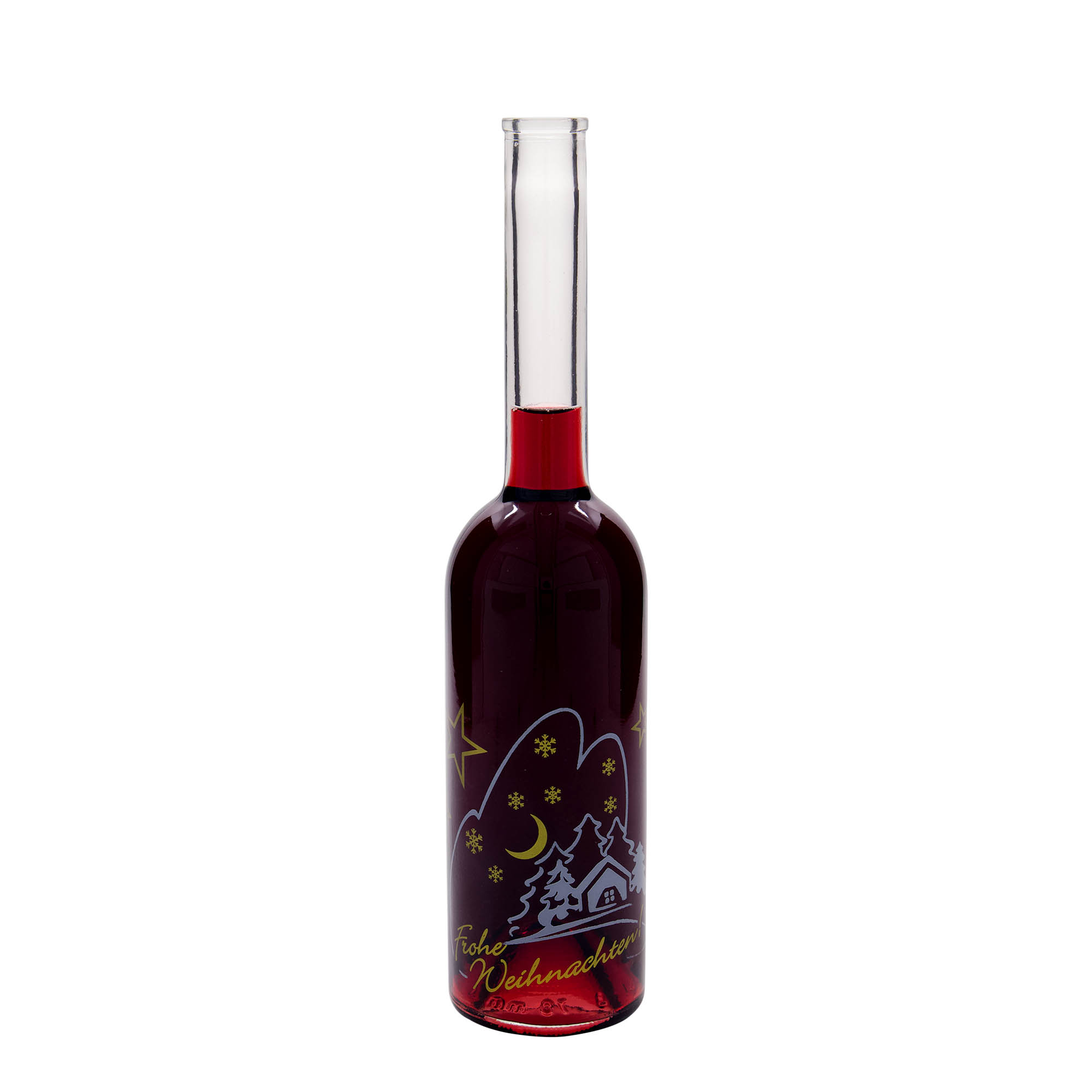 500 ml staklena boca 'Opera', motiv: božićna idila, otvor: pluta 500 ml staklena boca 'Opera', motiv: božićna idila, otvor: pluta