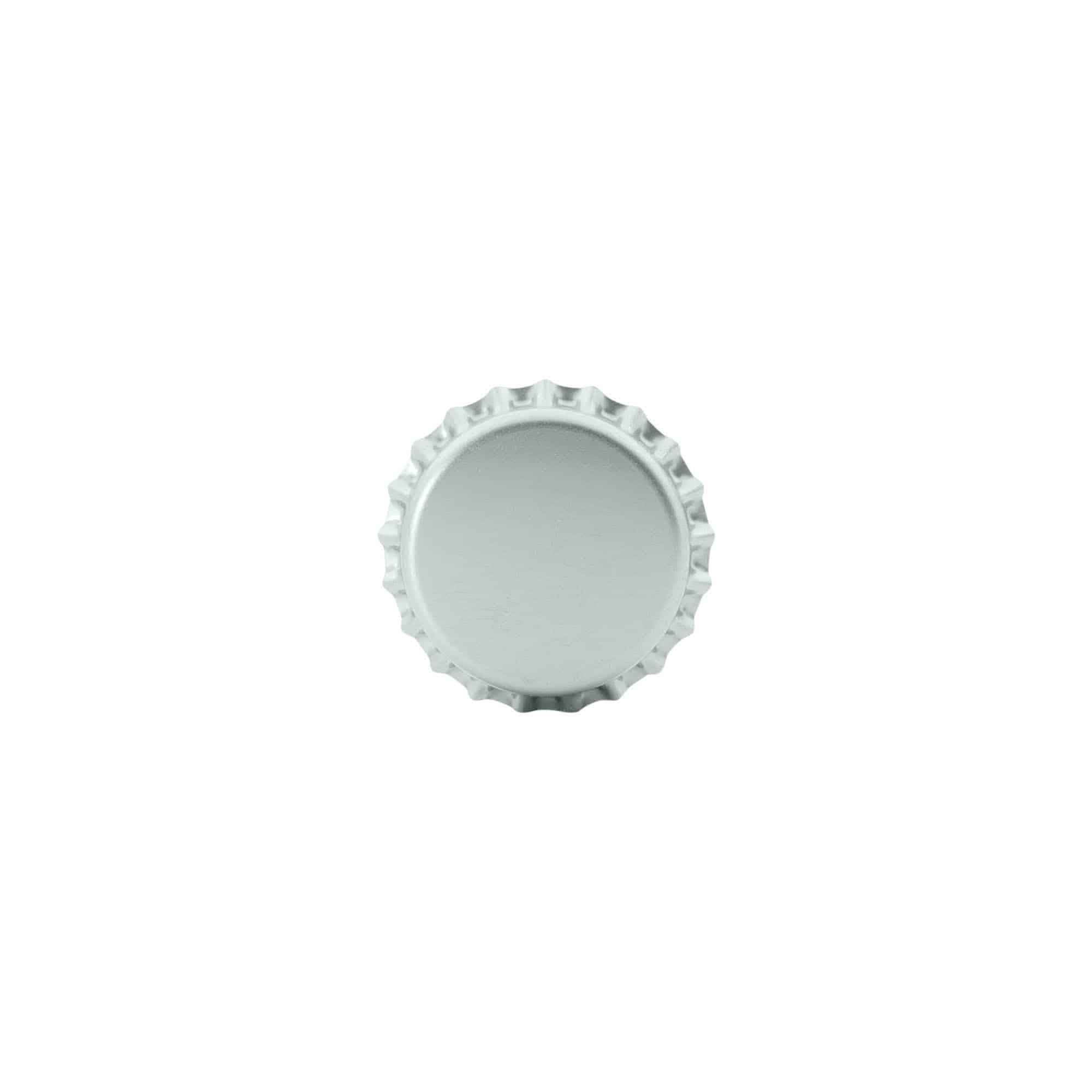 Čepovi za boce 26 mm, metalni, srebrni