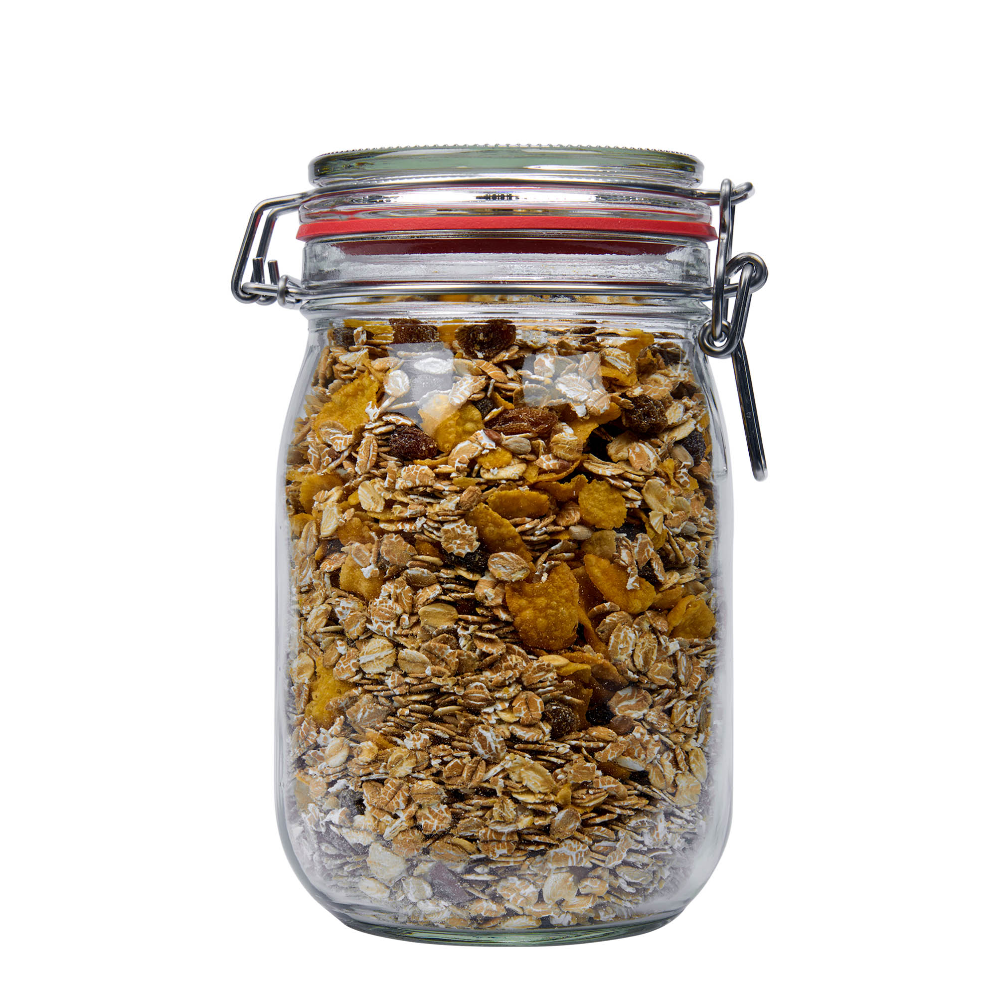 1.140 ml staklena tegla s žičanim zatvaračem #, otvor: žičani zatvarač