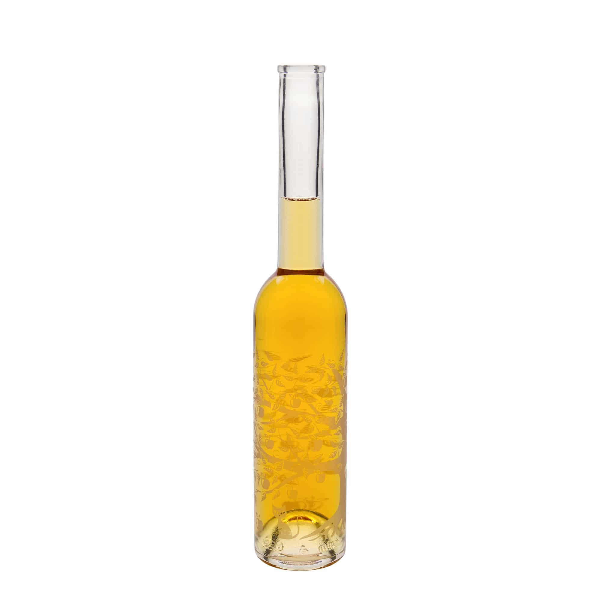 350 ml staklena boca 'Opera', motiv: jabuka, grlo: pluta
