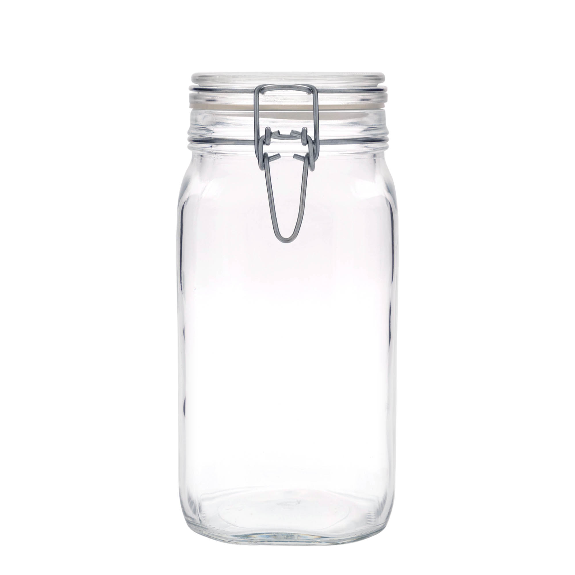 1.500 ml staklenka s žičanim zatvaračem 'Fido', četvrtasta, otvor: žični zatvarač 1.500 ml staklenka s žičanim zatvaračem 'Fido', četvrtasta, otvor: žični zatvarač