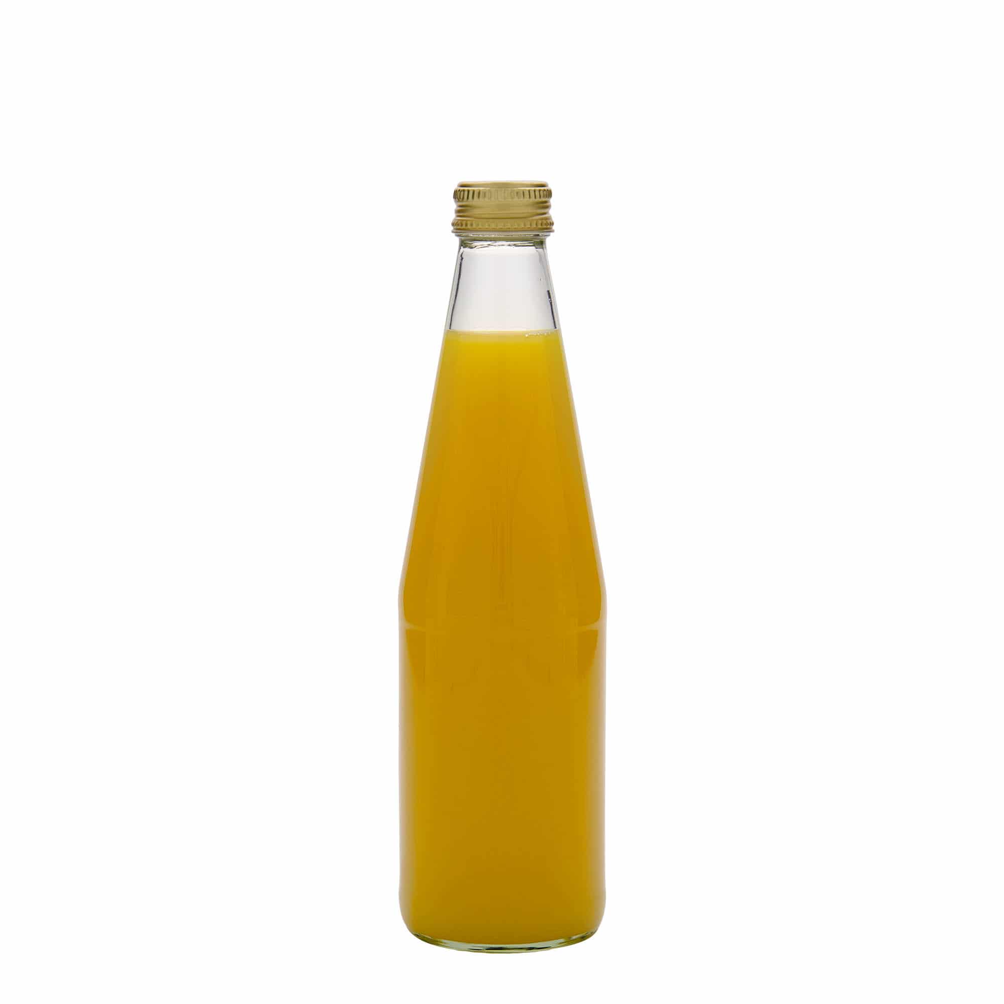 Univerzalna boca 330 ml, oblik mrkve, staklo, otvor: PP 28