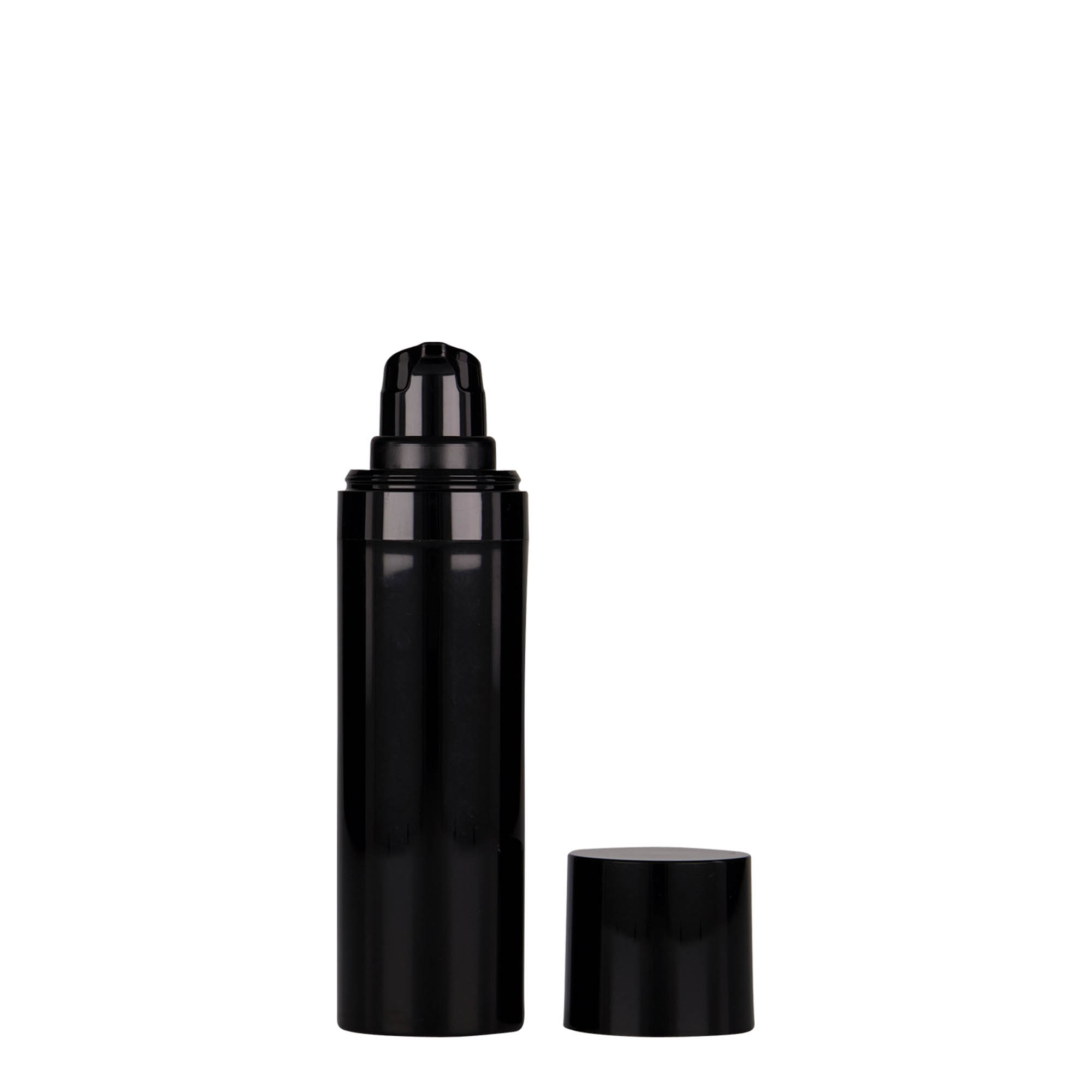 30 ml Airless dozirnik 'Micro', PP-plastika, crni