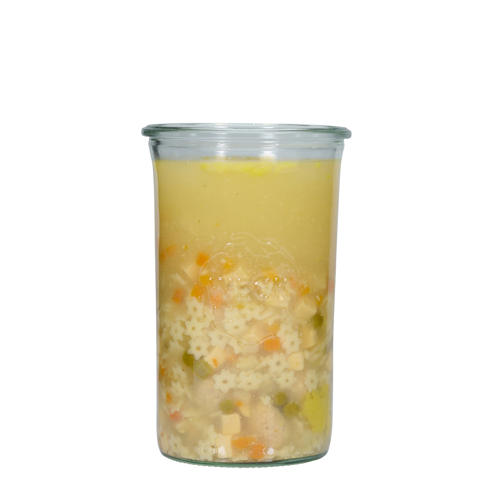 1.000 ml WECK-staklenka za stavljanje naopako #, otvor: okrugli rub