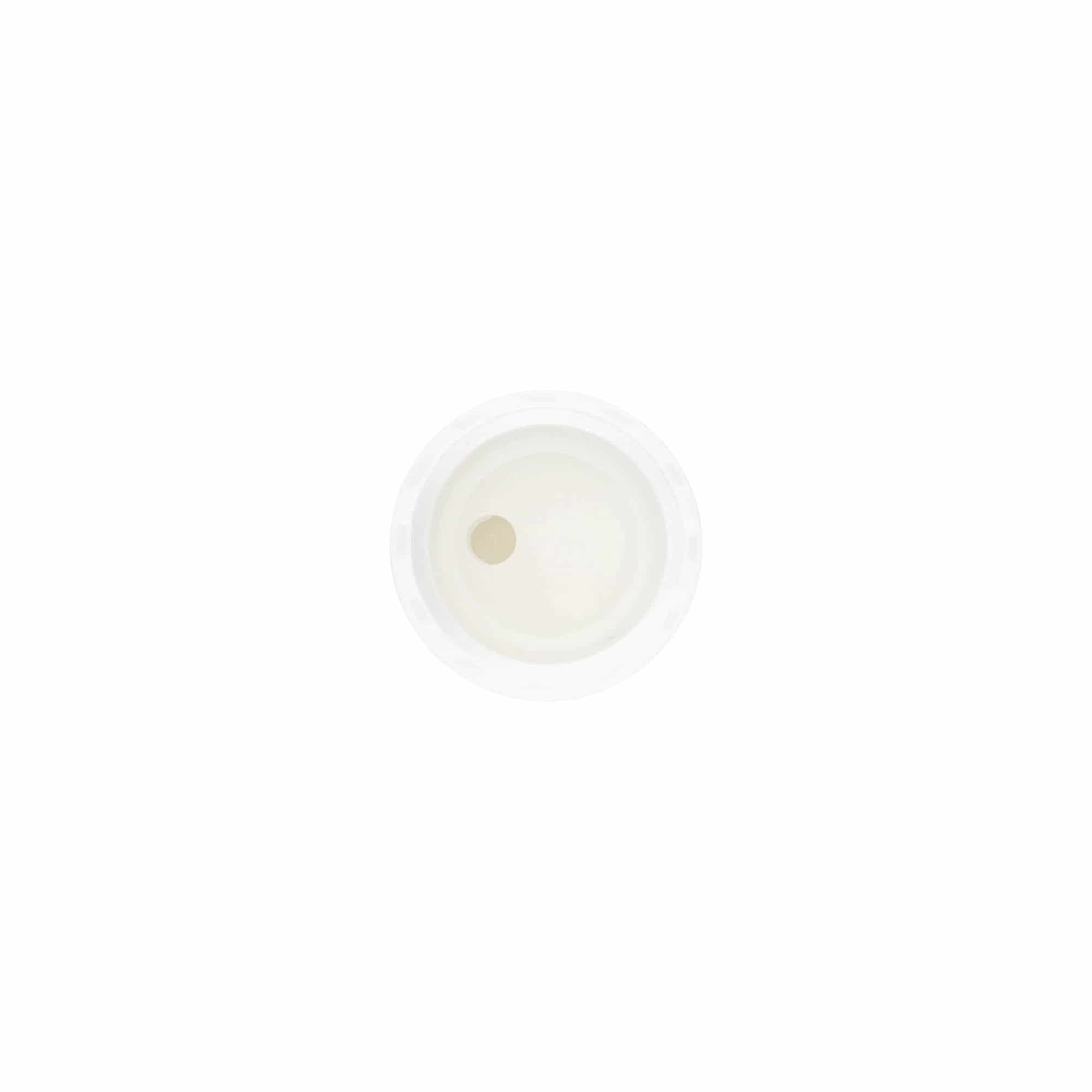 Navojni zatvarač Disc Top, PP-plastika, bijeli, za grlo: 20/410