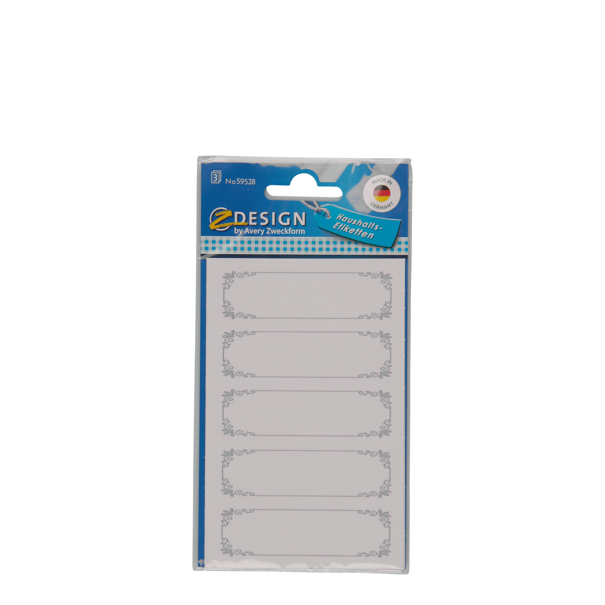 Zweckform etikete 'Plavi okvir', pravokutne, papir, bijelo-plave
