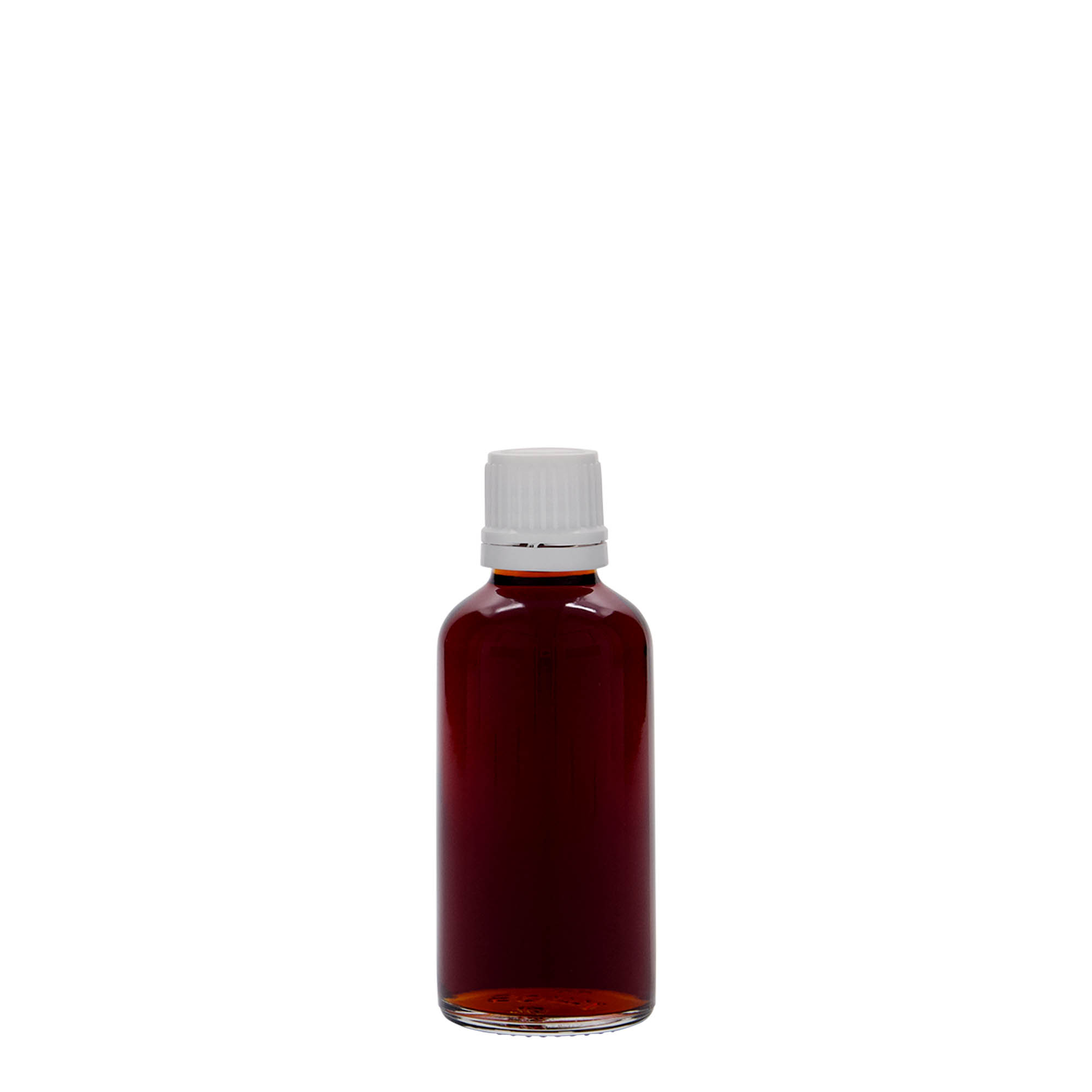 Farmaceutska boca 50 ml, staklo, otvor: DIN 18