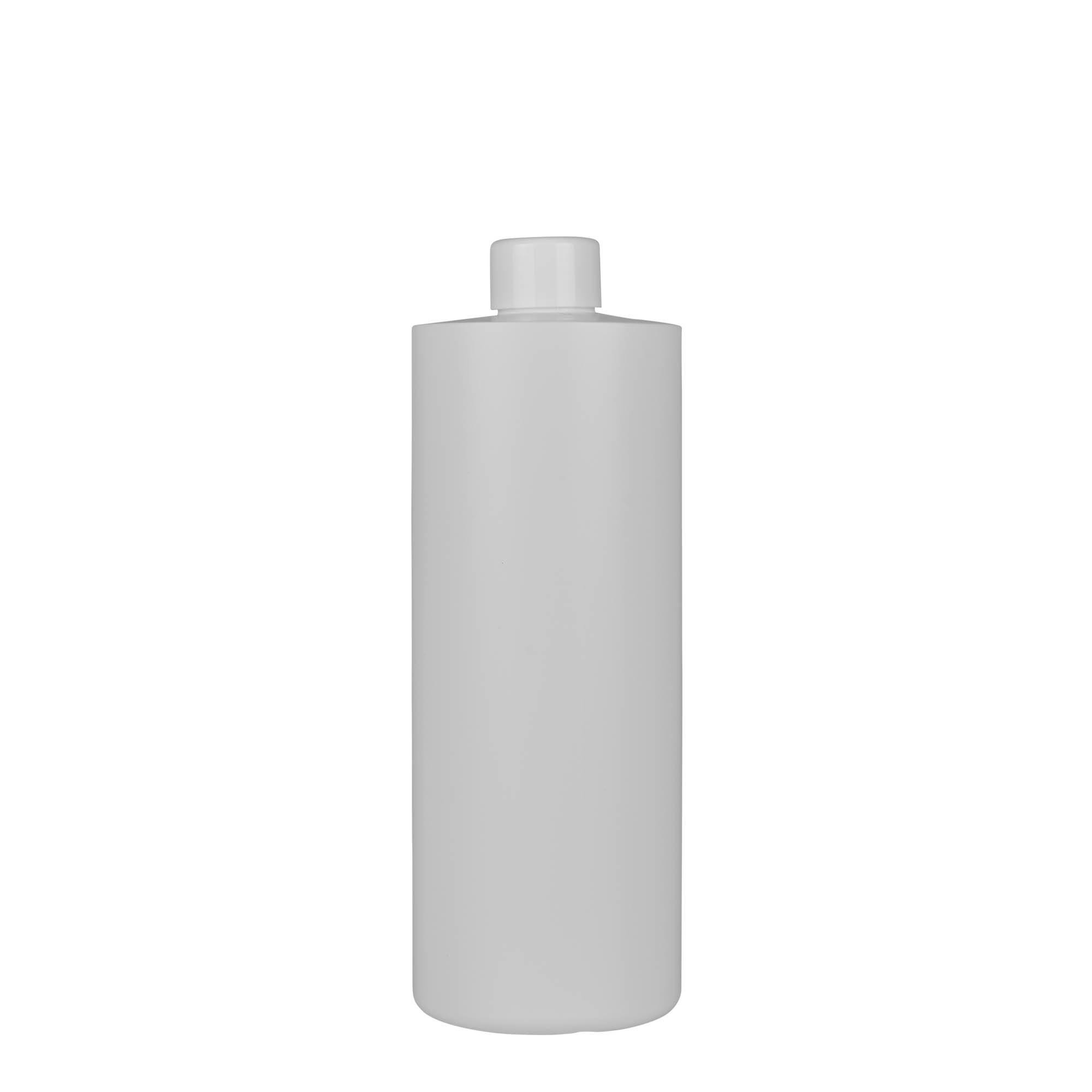 500 ml plastična boca 'Pipe', zelena HDPE, bijela, grlo: 24/410 500 ml plastična boca 'Pipe', zelena HDPE, bijela, grlo: 24/410