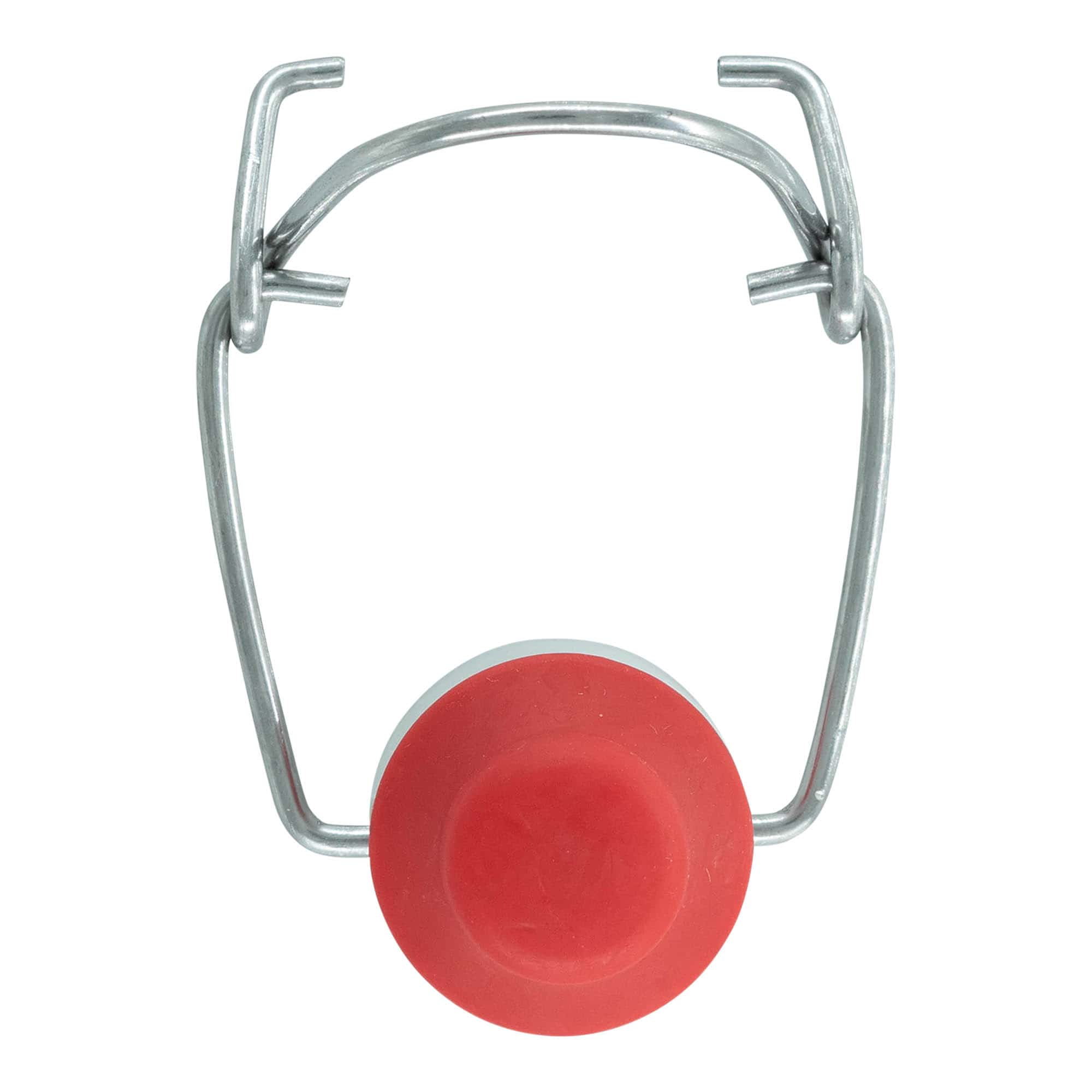 Kopča za naočale posebne veličine, plastika, crveno-bijela