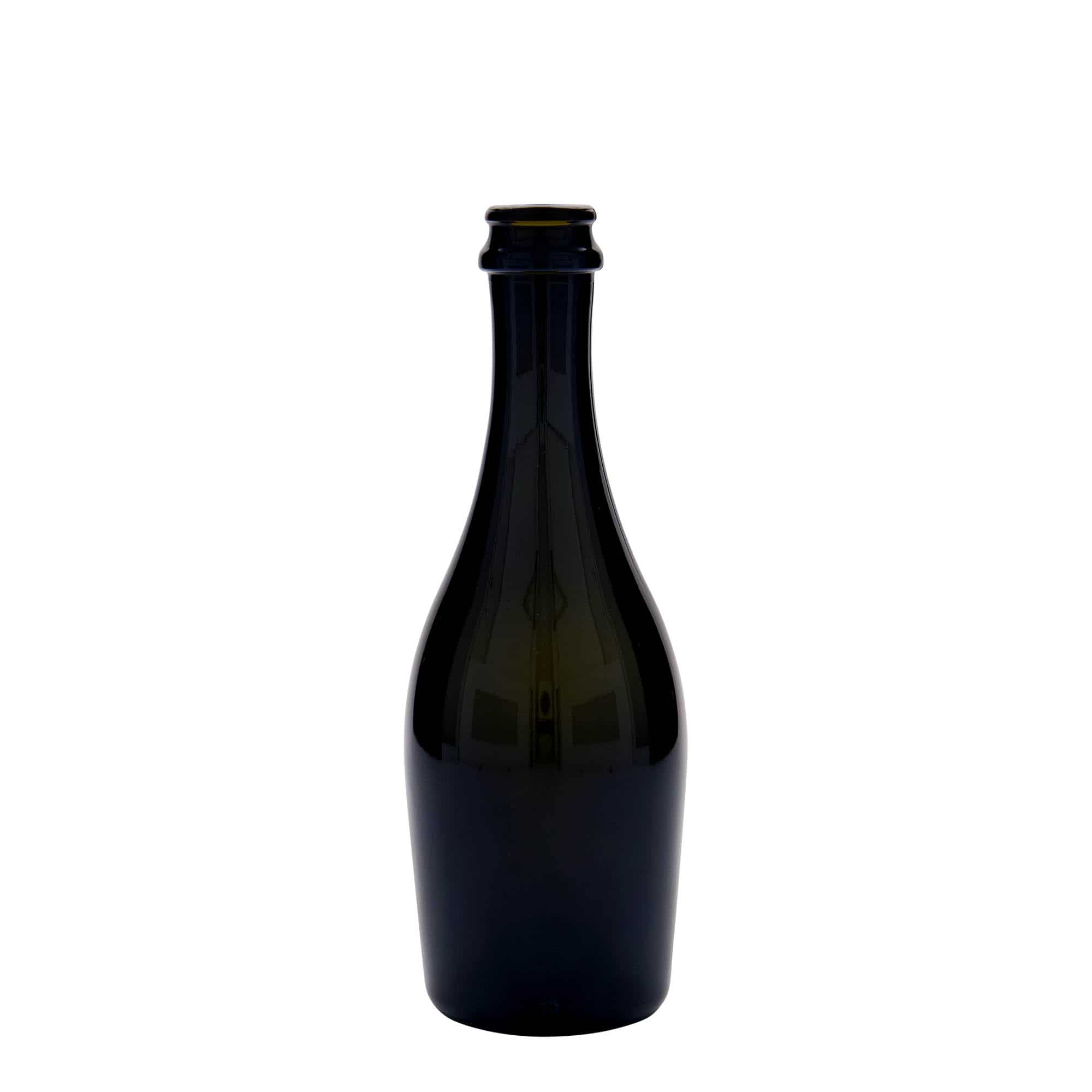 Boca za šampanjac 330 ml 'Carmen', staklo, antikno zelena, otvor: krunski čep Boca za šampanjac 330 ml 'Carmen', staklo, antikno zelena, otvor: krunski čep