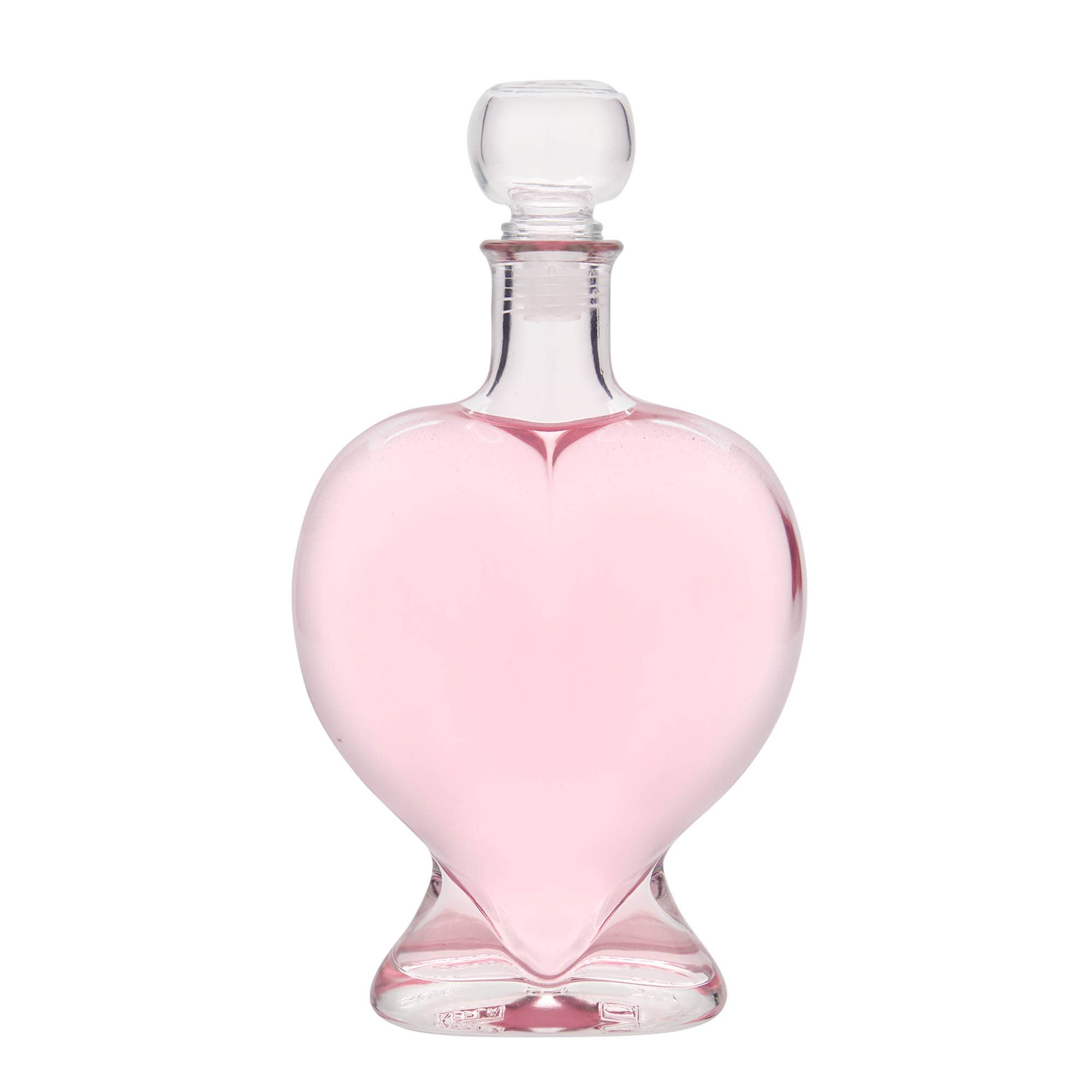500 ml staklena boca 'Srce', grlo: čep