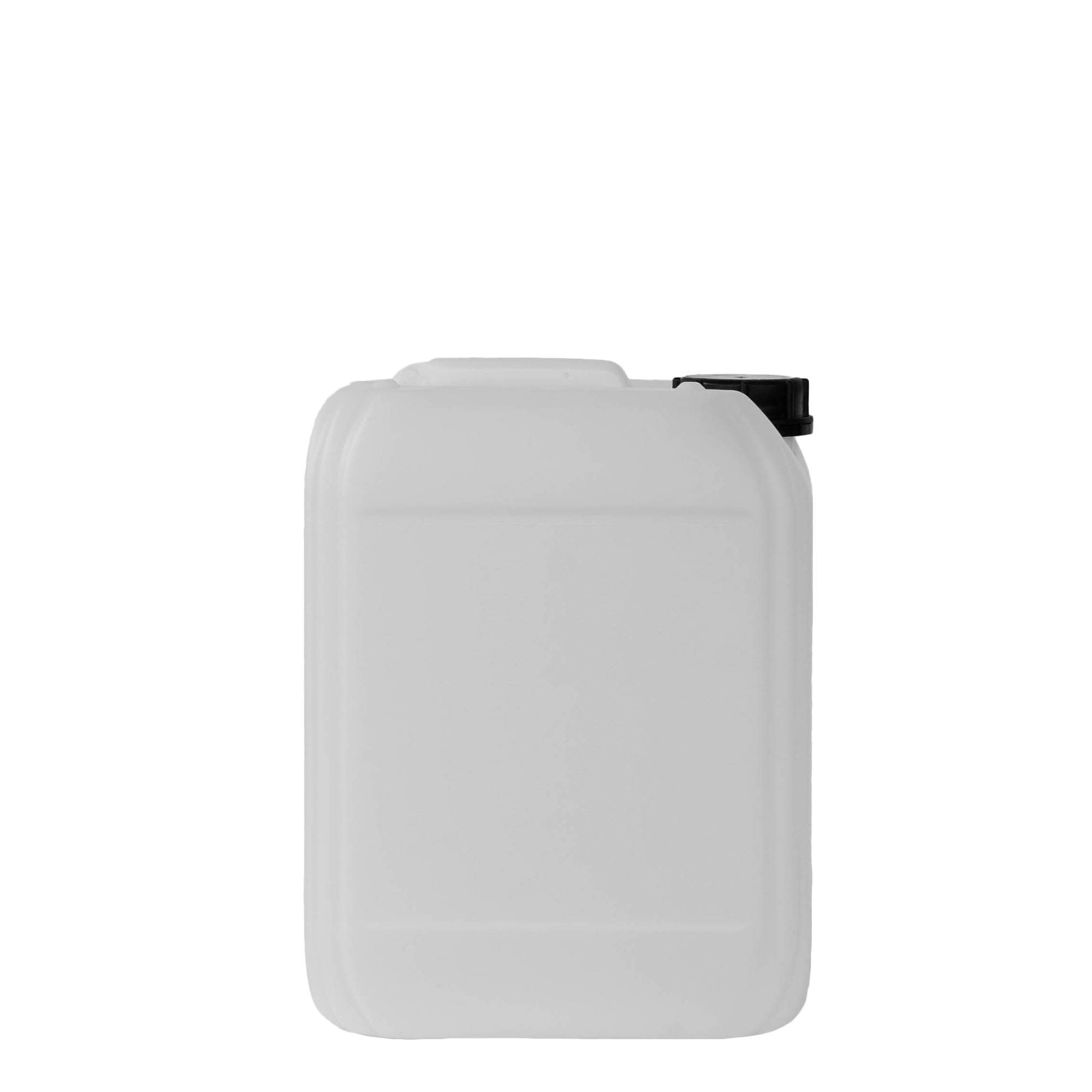 10 l kanistar, pravokutni, HDPE plastika, prirodno, otvor: ND 55