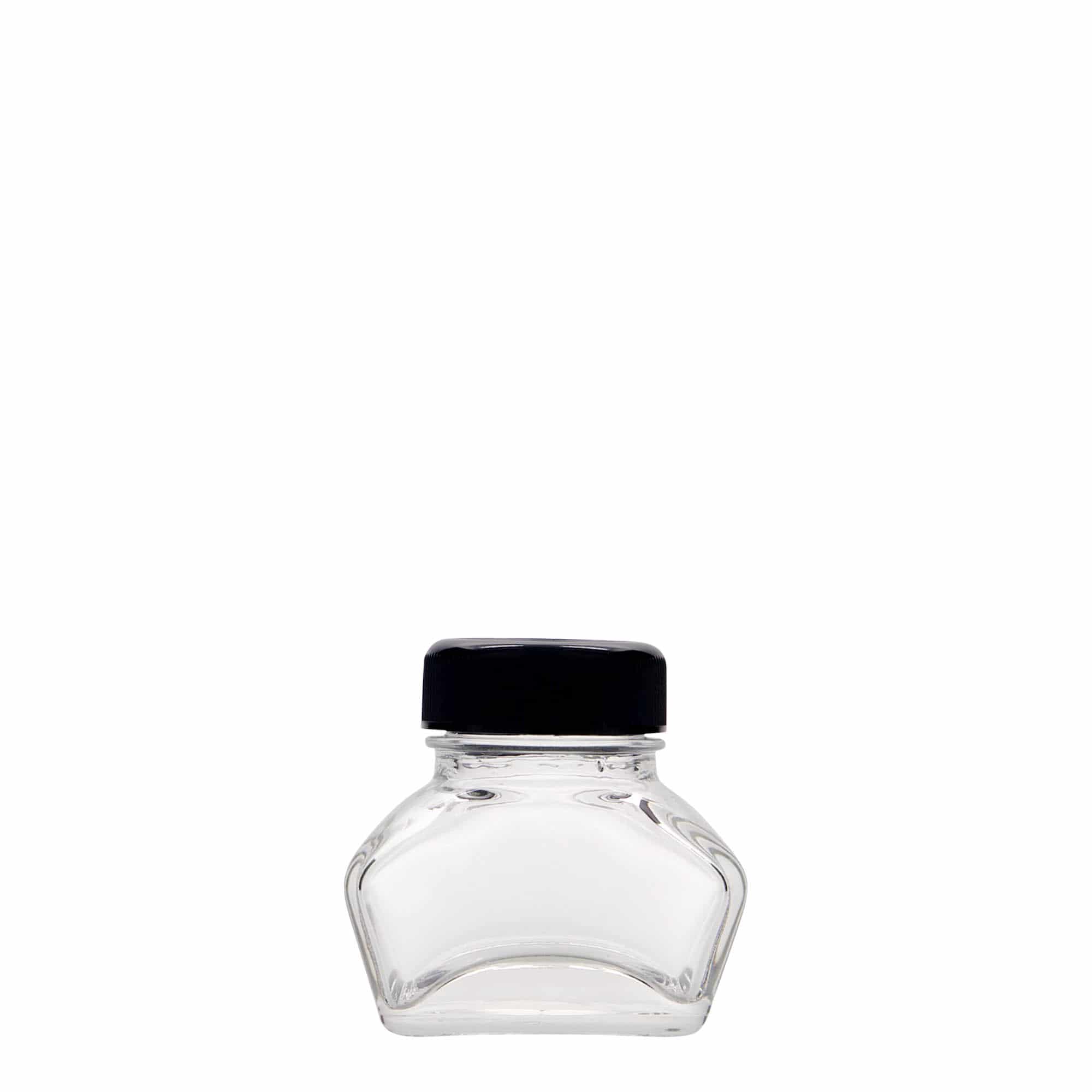 30 ml bočica za tintu, pravokutna, otvor: navojni poklopac