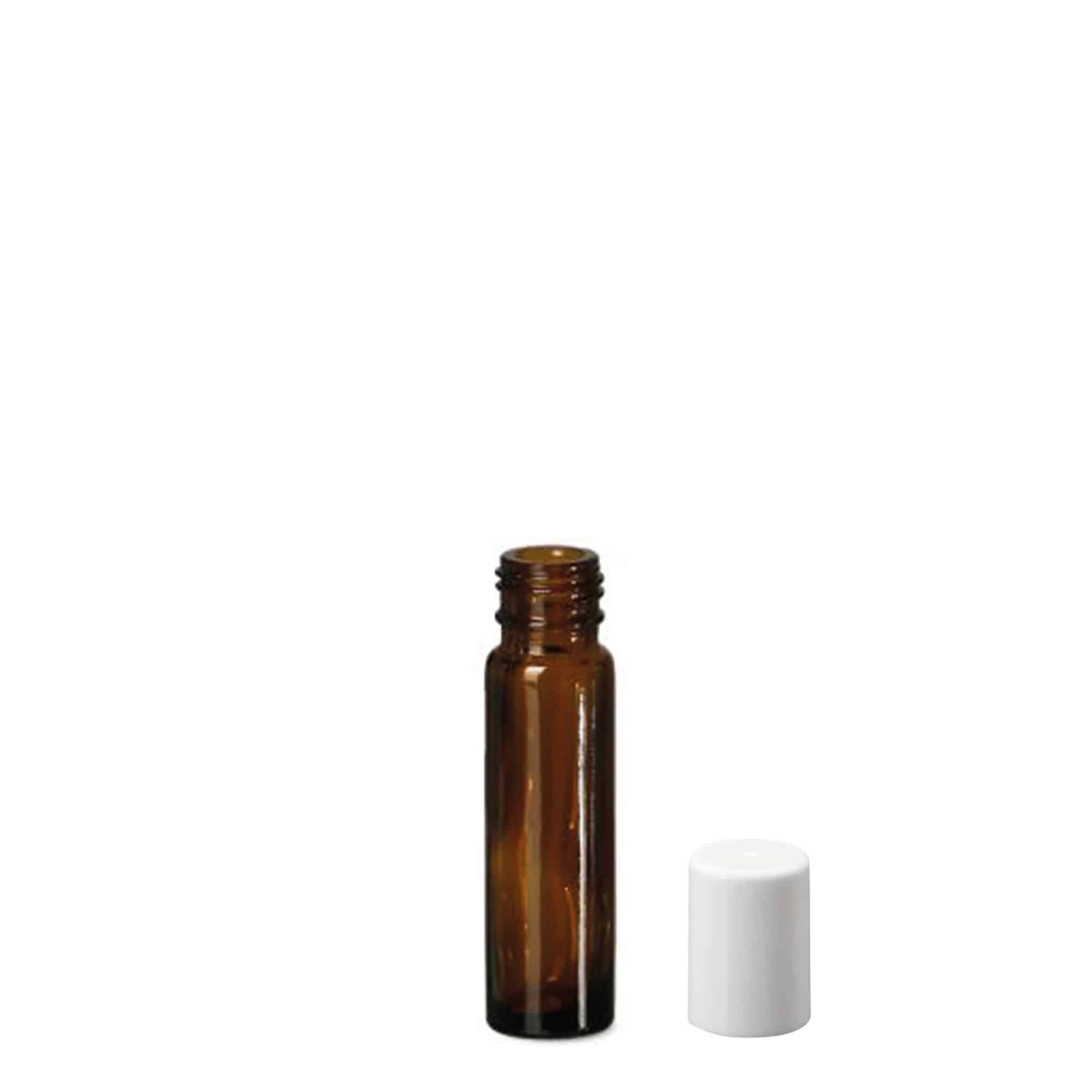 10 ml roll-on bočica, staklena, smeđa, otvor: navojni zatvarač