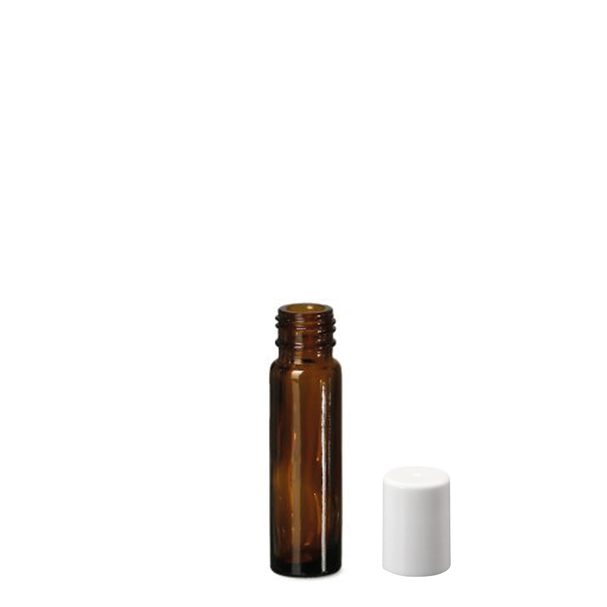 10 ml roll-on bočica, staklena, smeđa, otvor: navojni zatvarač