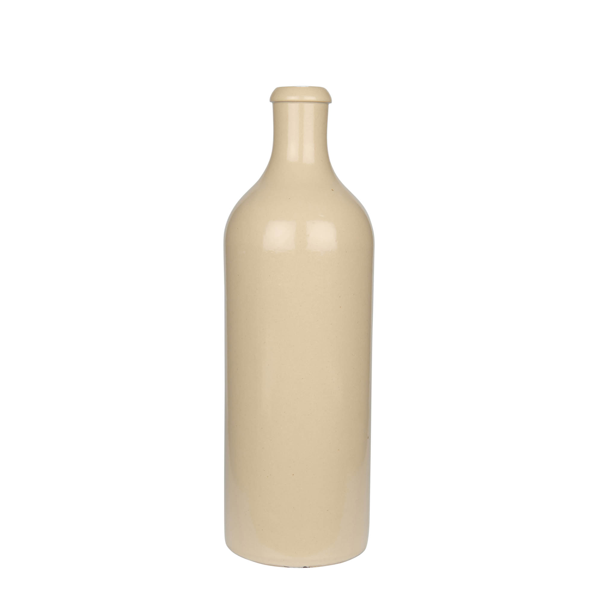 750 ml glineni vrč, kameno posuđe, bež, otvor: pluta