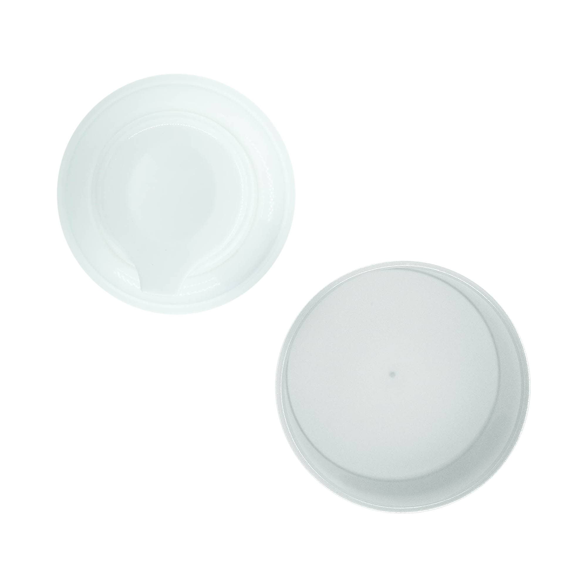 Pumpa za doziranje Airless „Mezzo“, tip D, PP plastika, bijela s mat srebrnom metalik kapom