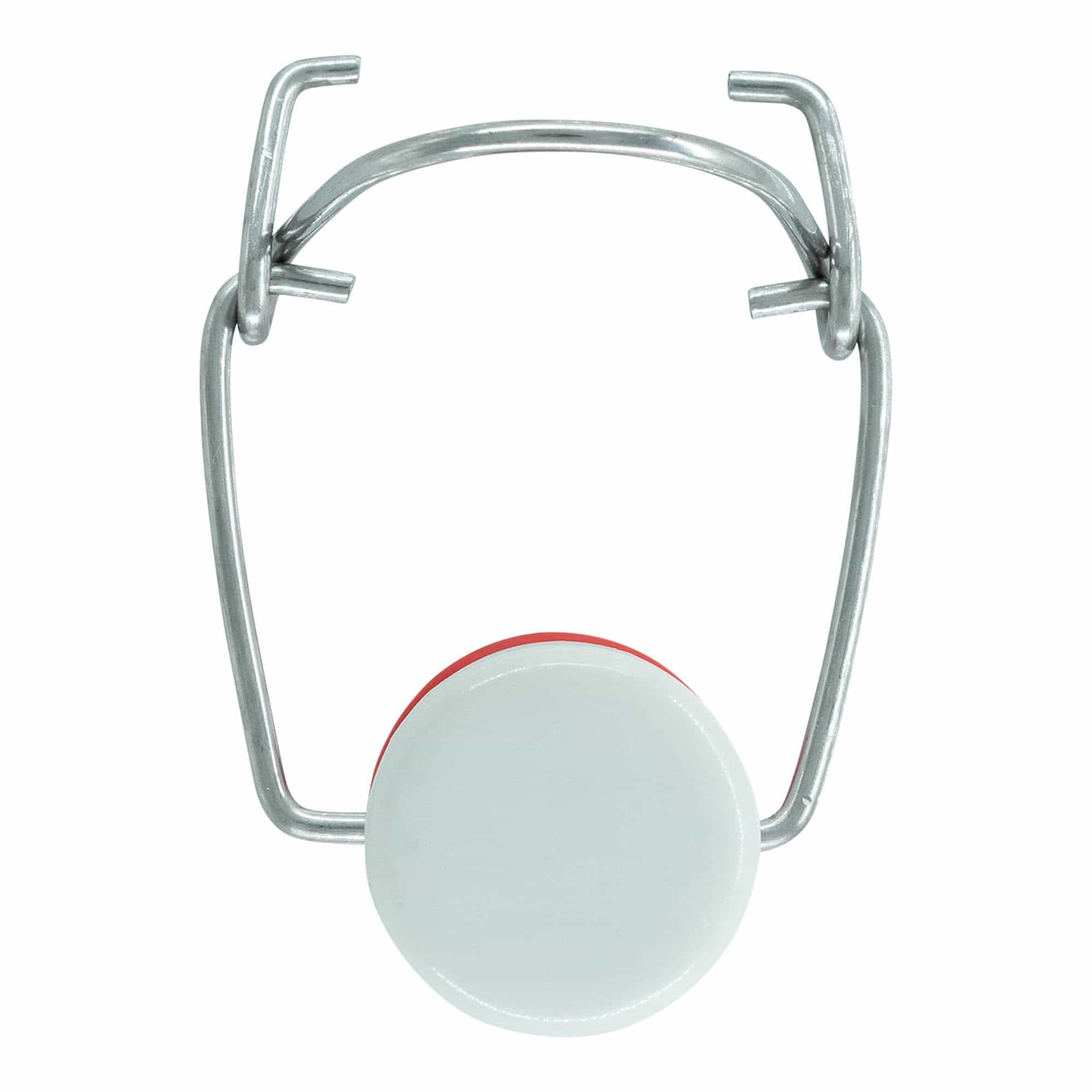 Kopča za naočale posebne veličine, plastika, crveno-bijela Kopča za naočale posebne veličine, plastika, crveno-bijela