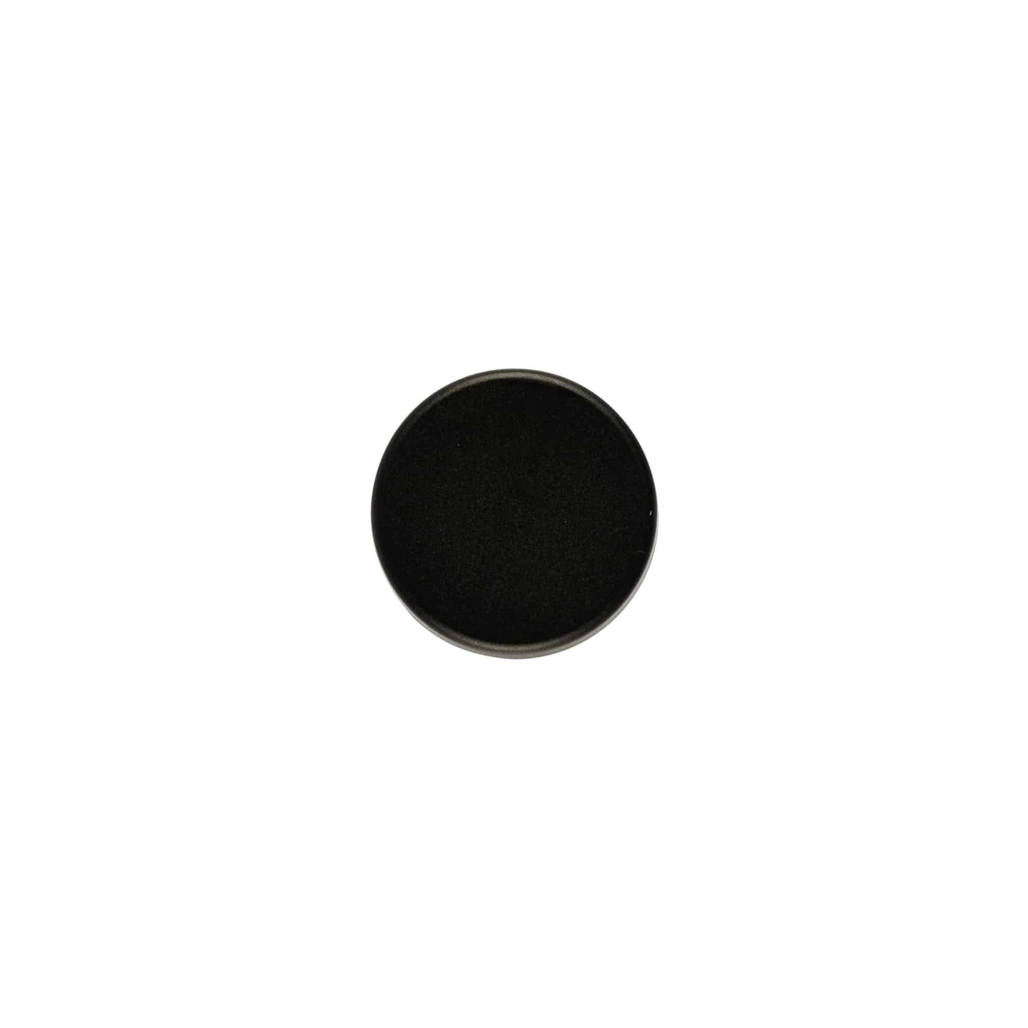 Čep s ručkom 11 mm, drvo, crni, za otvor: pluta