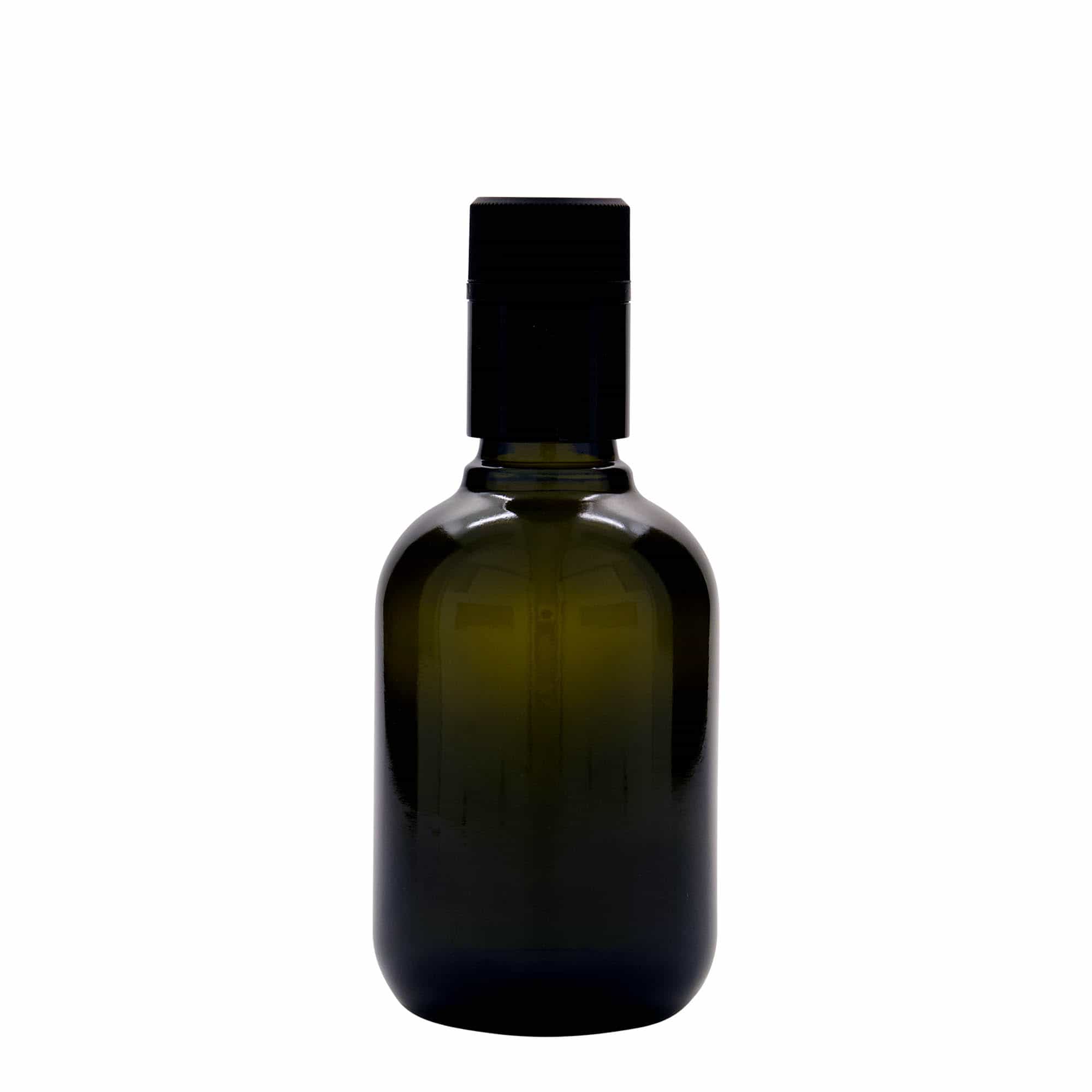 Boca za ocat/ulje 250 ml 'Biolio', staklo, antikno zelena, otvor: DOP