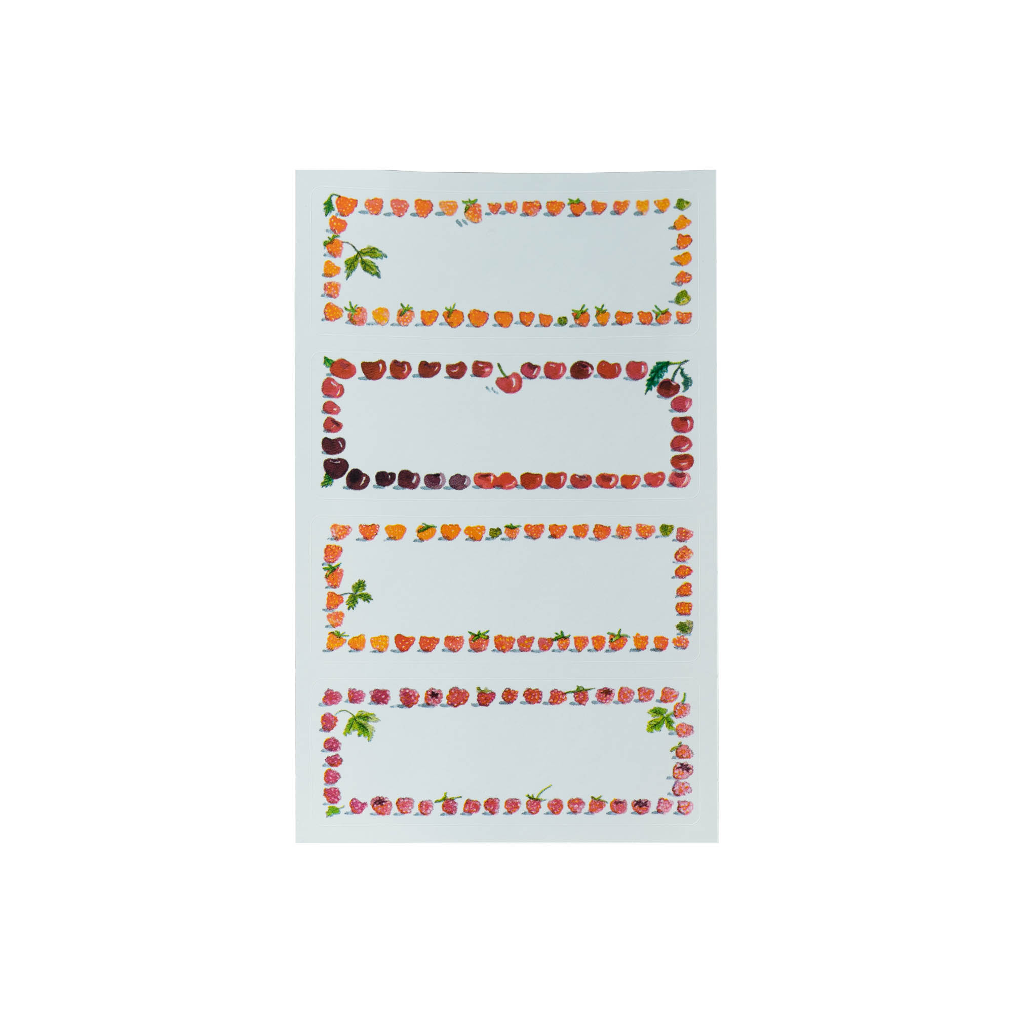 Zweckform etikete 'Voćni okvir', pravokutne, papir, višebojne Zweckform etikete 'Voćni okvir', pravokutne, papir, višebojne