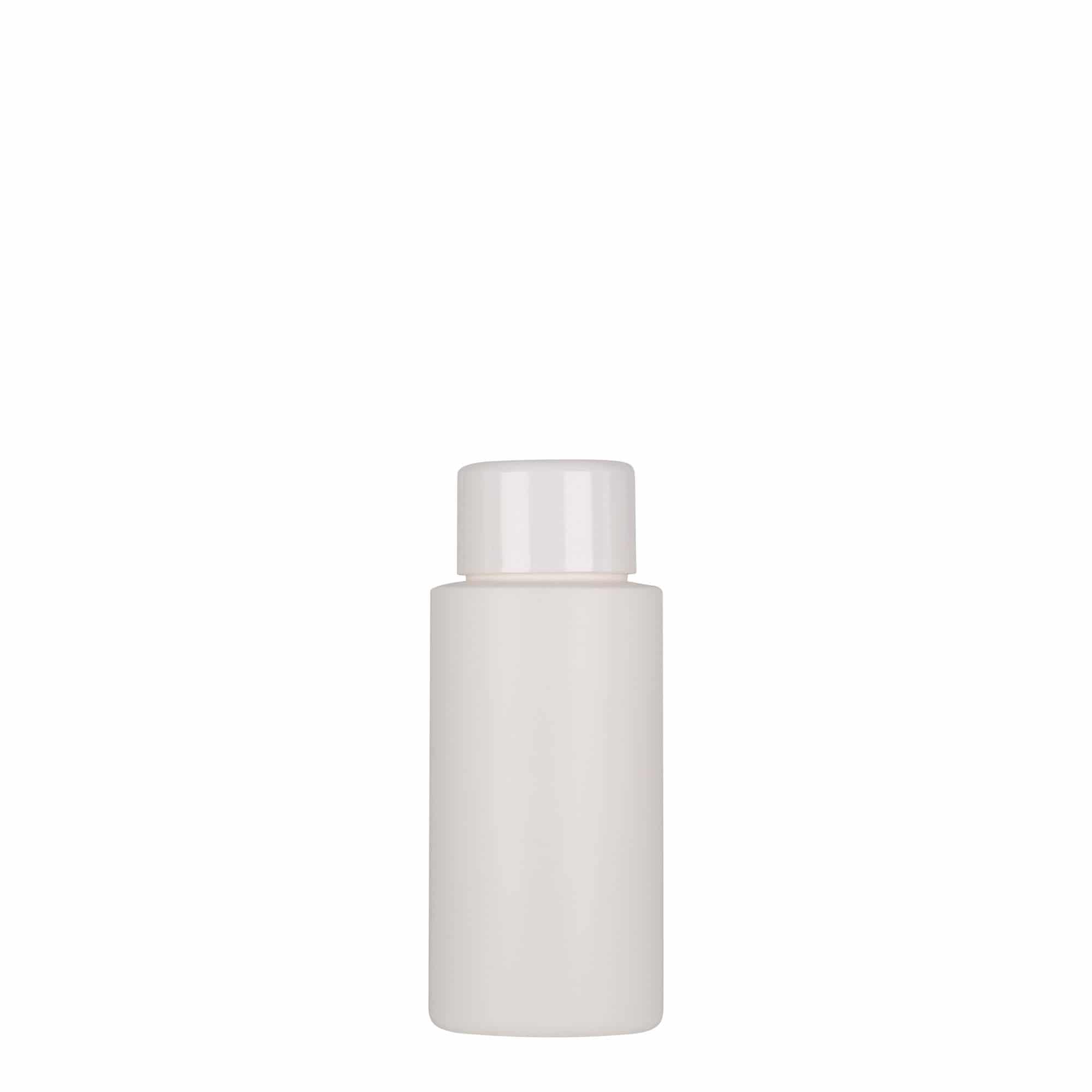 50 ml plastična bočica 'Pipe', HDPE, bijela, grlo: 24/410