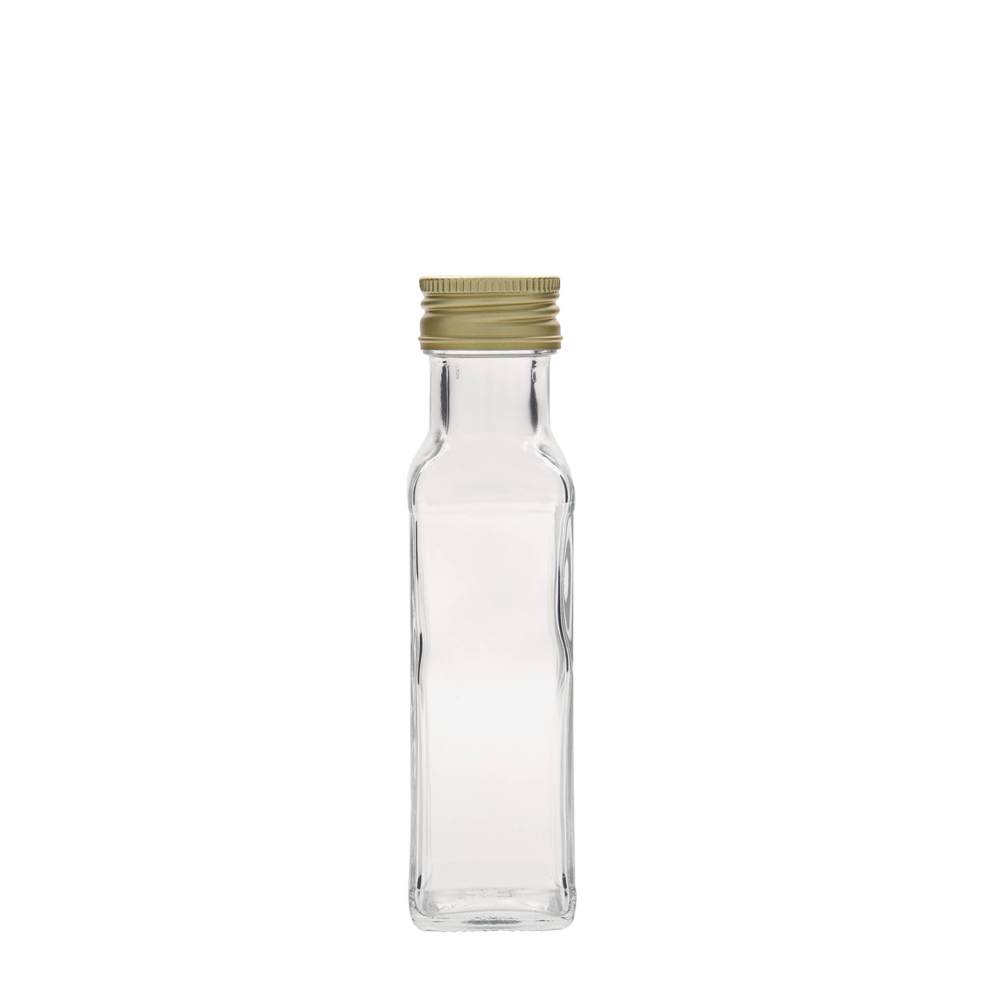 100 ml staklena boca 'Marasca', četvrtasta, grlo: PP 31,5 100 ml staklena boca 'Marasca', četvrtasta, grlo: PP 31,5