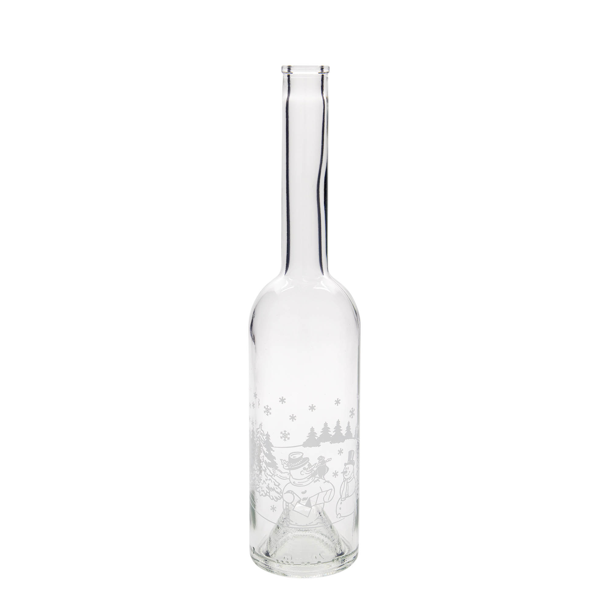 500 ml staklena boca 'Opera', motiv: boca snjegovića, otvor: plutani čep 500 ml staklena boca 'Opera', motiv: boca snjegovića, otvor: plutani čep