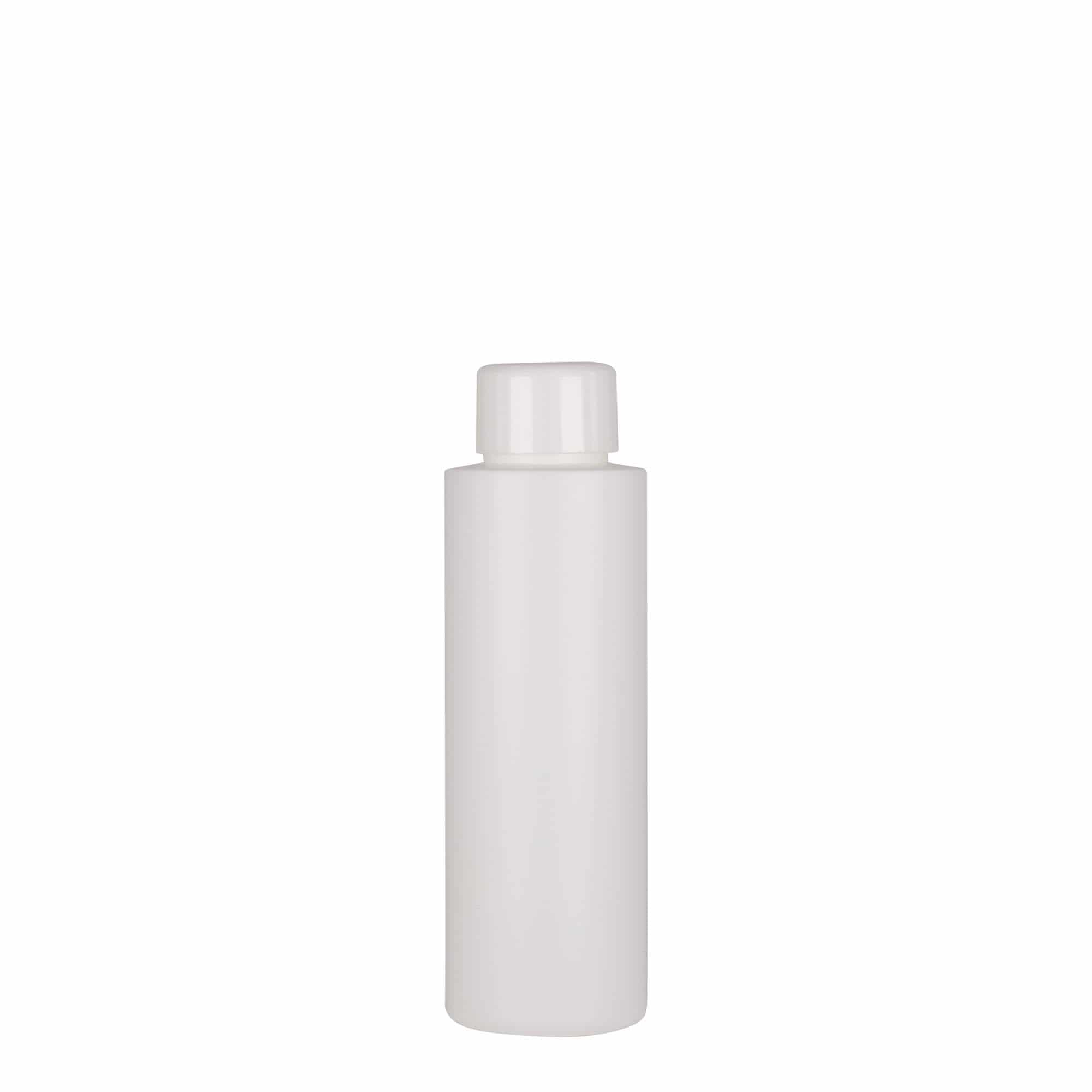 100 ml plastična bočica 'Pipe', HDPE, bijela, grlo: 24/410