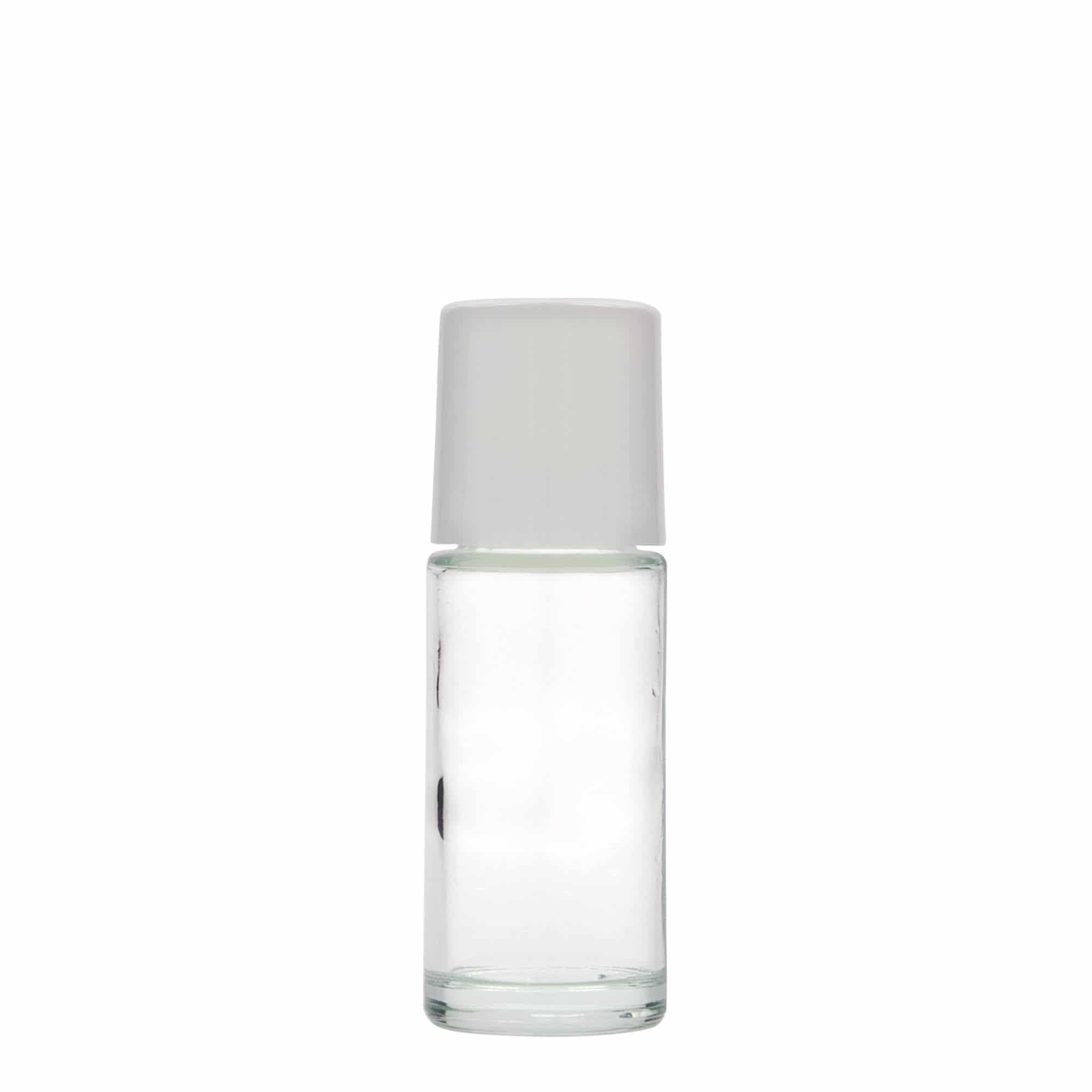 50 ml bočica s roll-on aplikatorom, staklena, grlo: navojni zatvarač