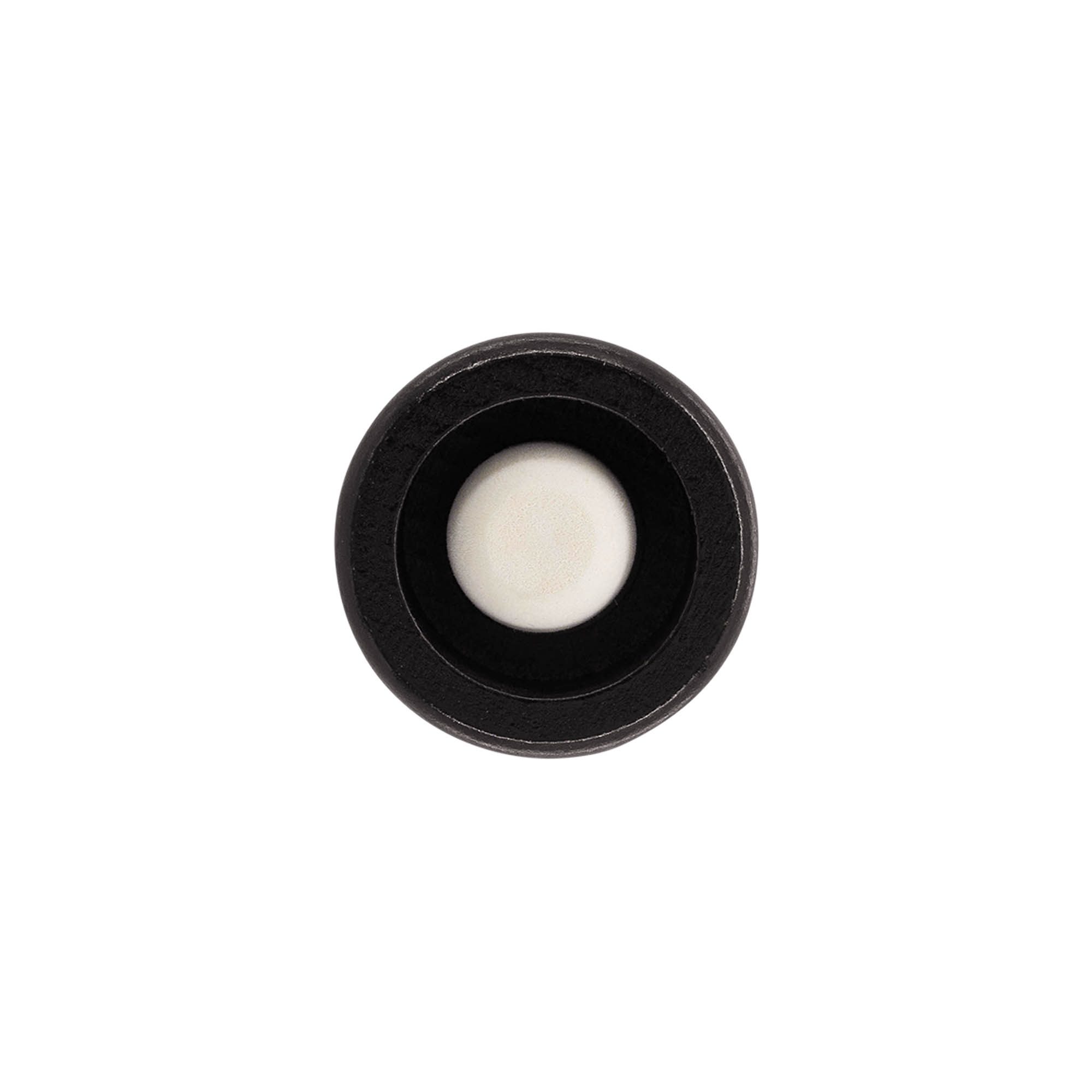 Čep s drškom 19 mm "Dinja", drvo/PE, crni, za otvor: Čep Čep s drškom 19 mm "Dinja", drvo/PE, crni, za otvor: Čep