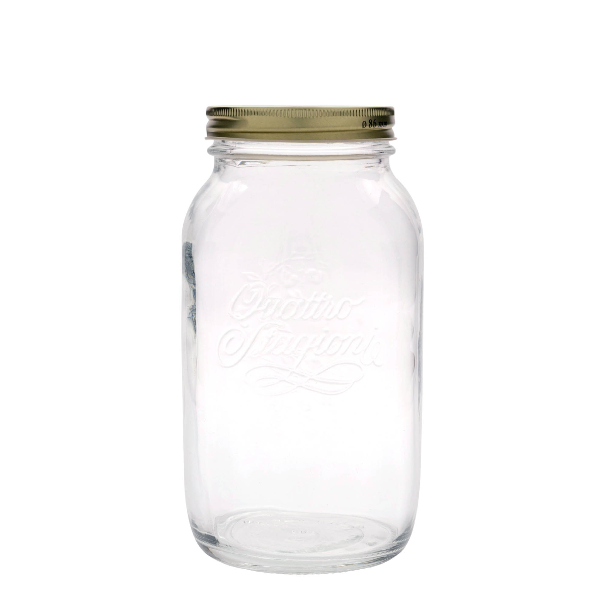 1.500 ml staklena posuda 'Quattro Stagioni', otvor: navojni poklopac 1.500 ml staklena posuda 'Quattro Stagioni', otvor: navojni poklopac