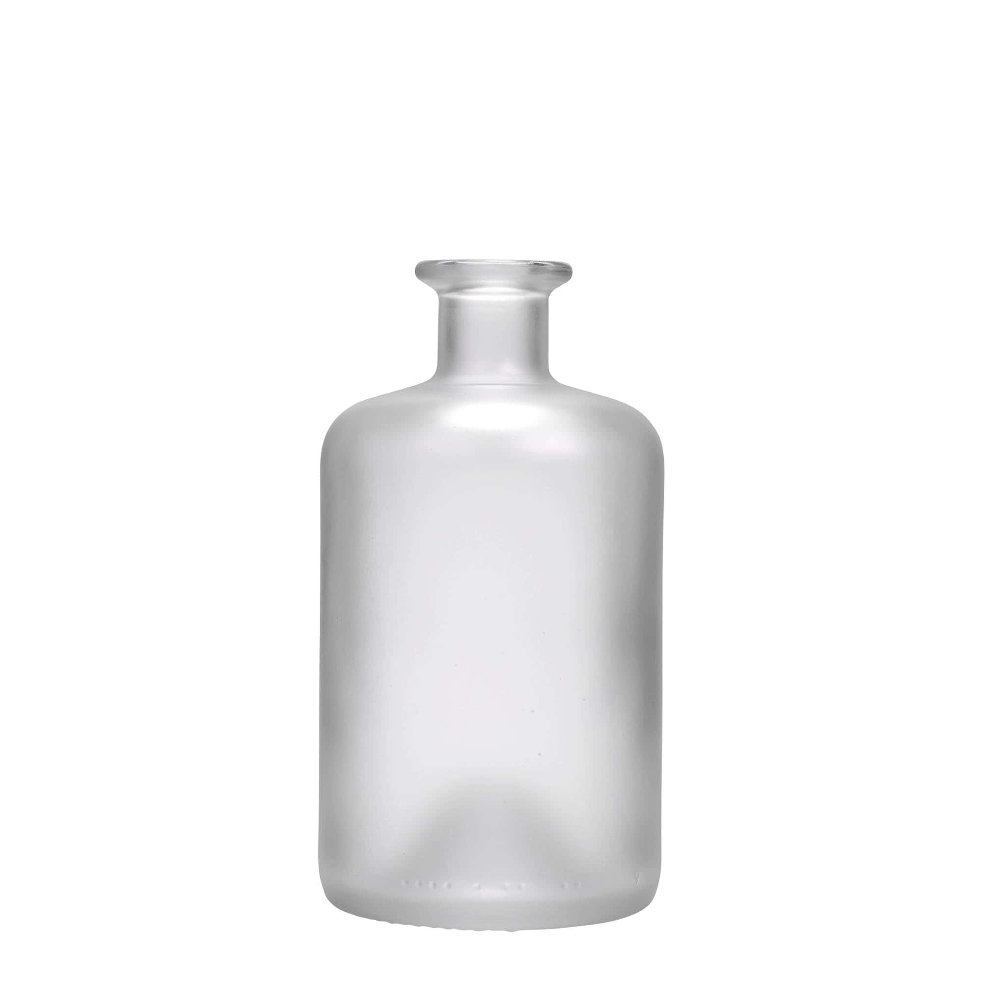 500 ml staklena boca ljekarnika, zamrznuta, grlo: plutа