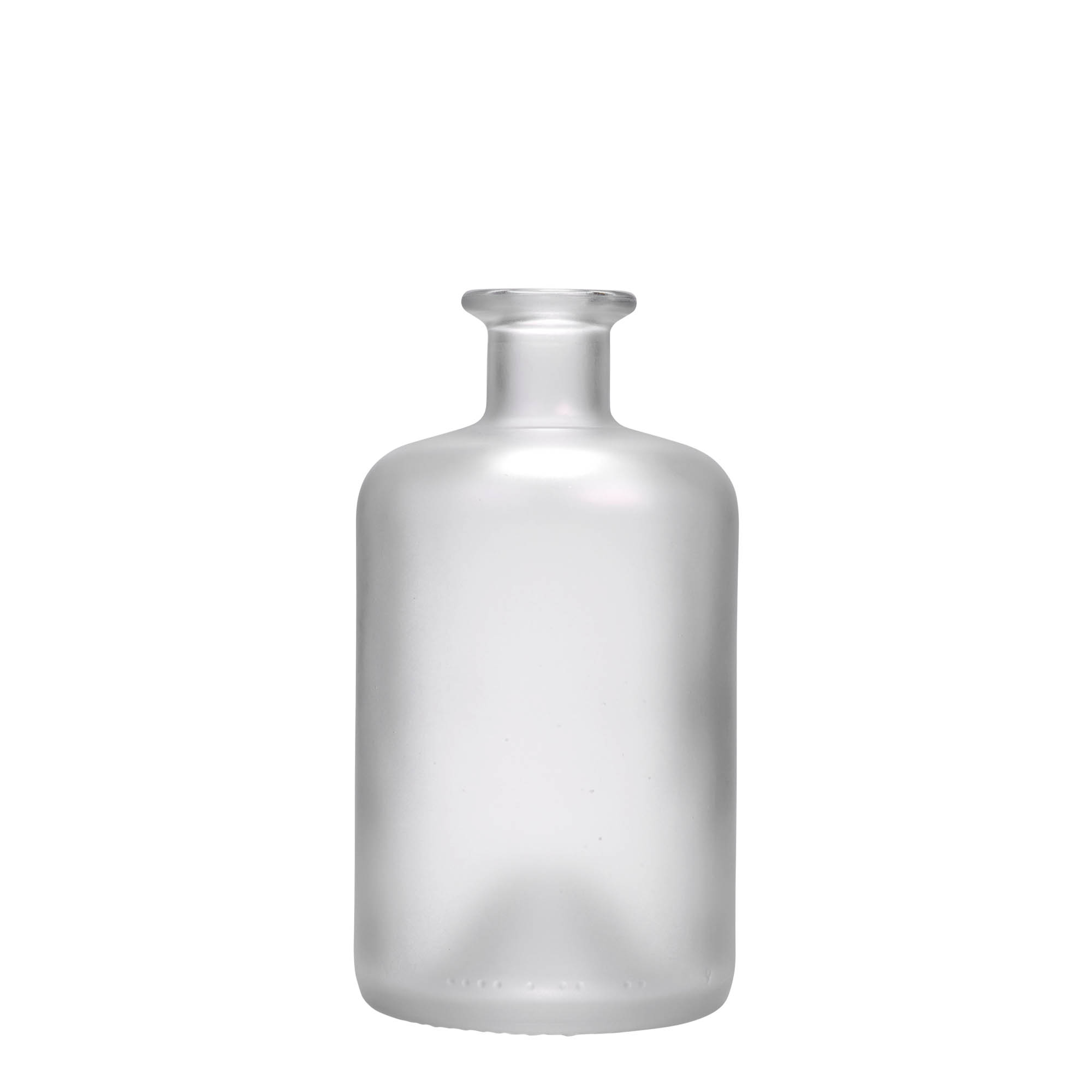 500 ml staklena boca ljekarnika, zamrznuta, grlo: plutа