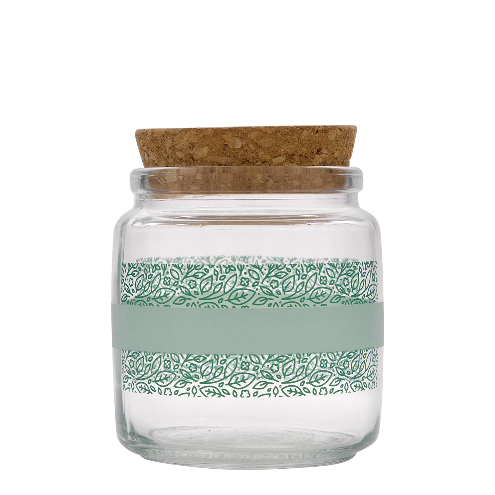 750 ml staklena boca s čepom 'Giara', motiv: Naturalmente verde, otvor: čep 750 ml staklena boca s čepom 'Giara', motiv: Naturalmente verde, otvor: čep