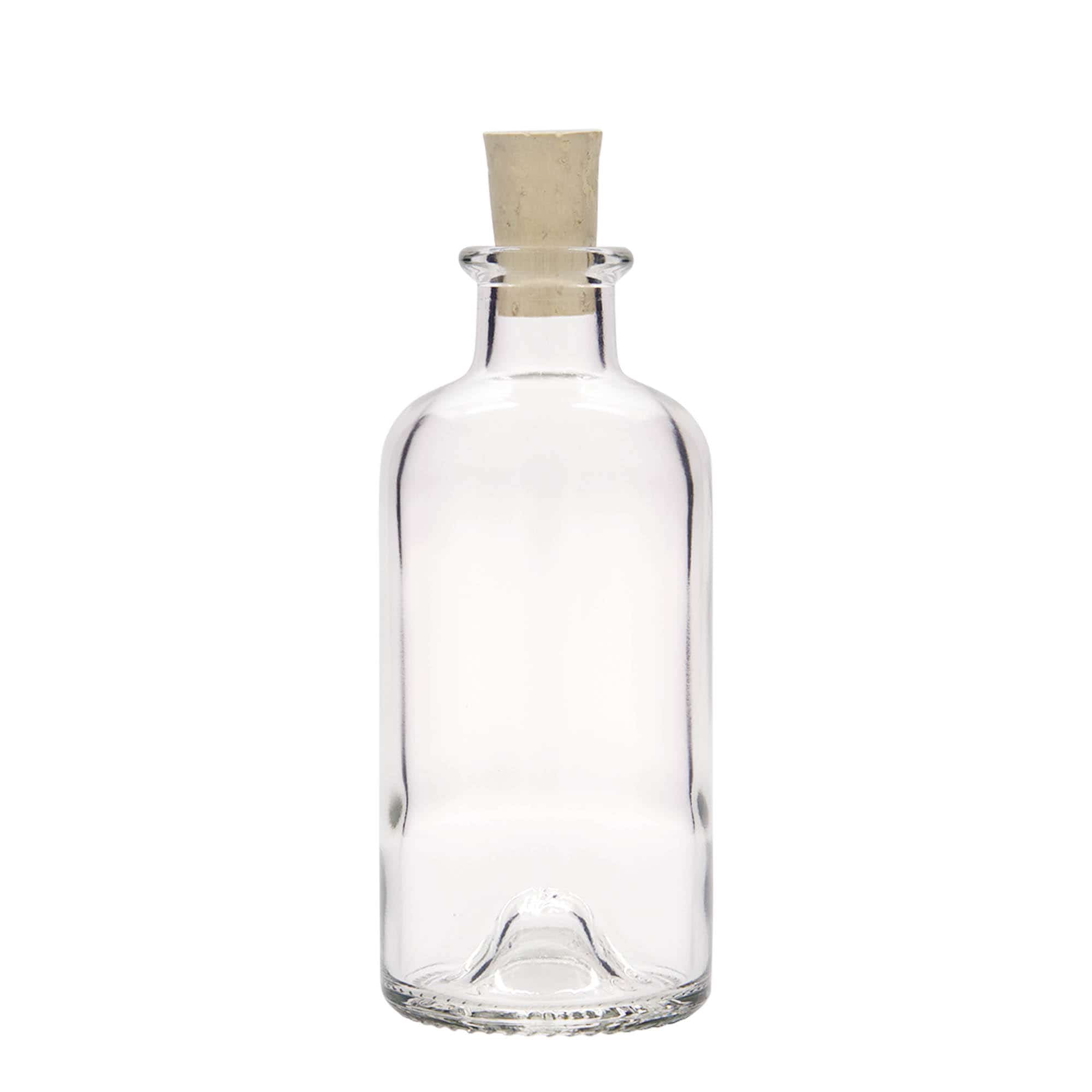 200 ml staklena bočica ljekarnika, otvor: pluta