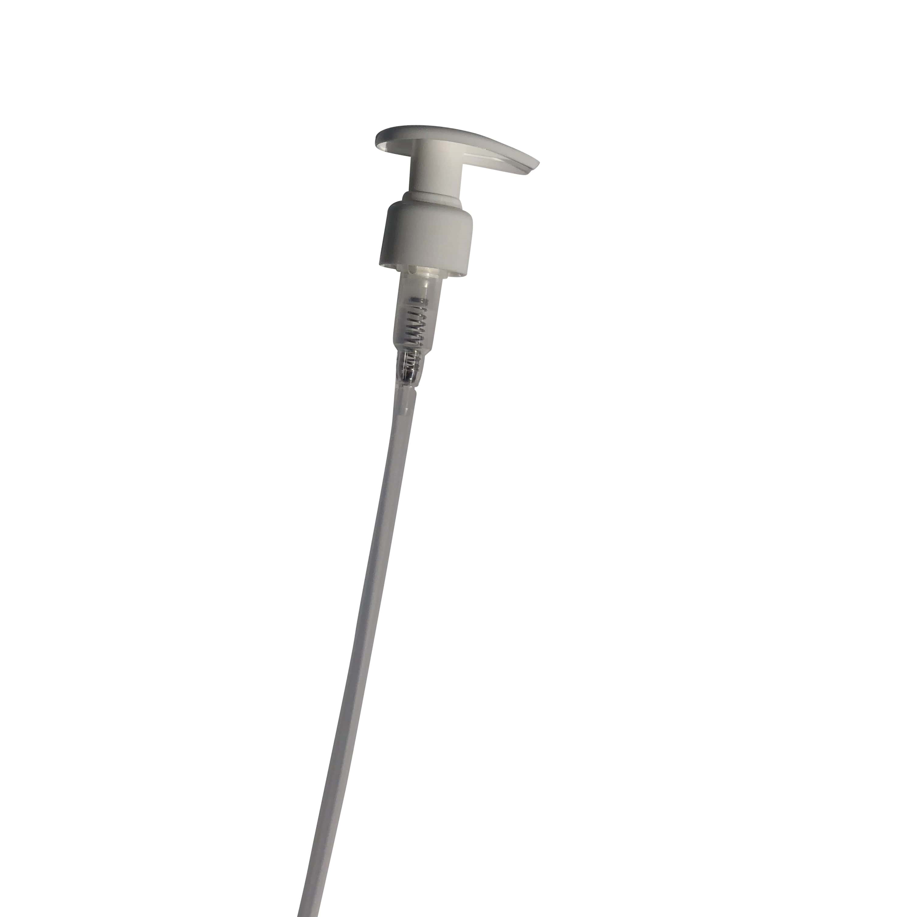 Navojni čep s pumpicom, PP plastika, bijeli, za otvor: GPI 24/410 Navojni čep s pumpicom, PP plastika, bijeli, za otvor: GPI 24/410